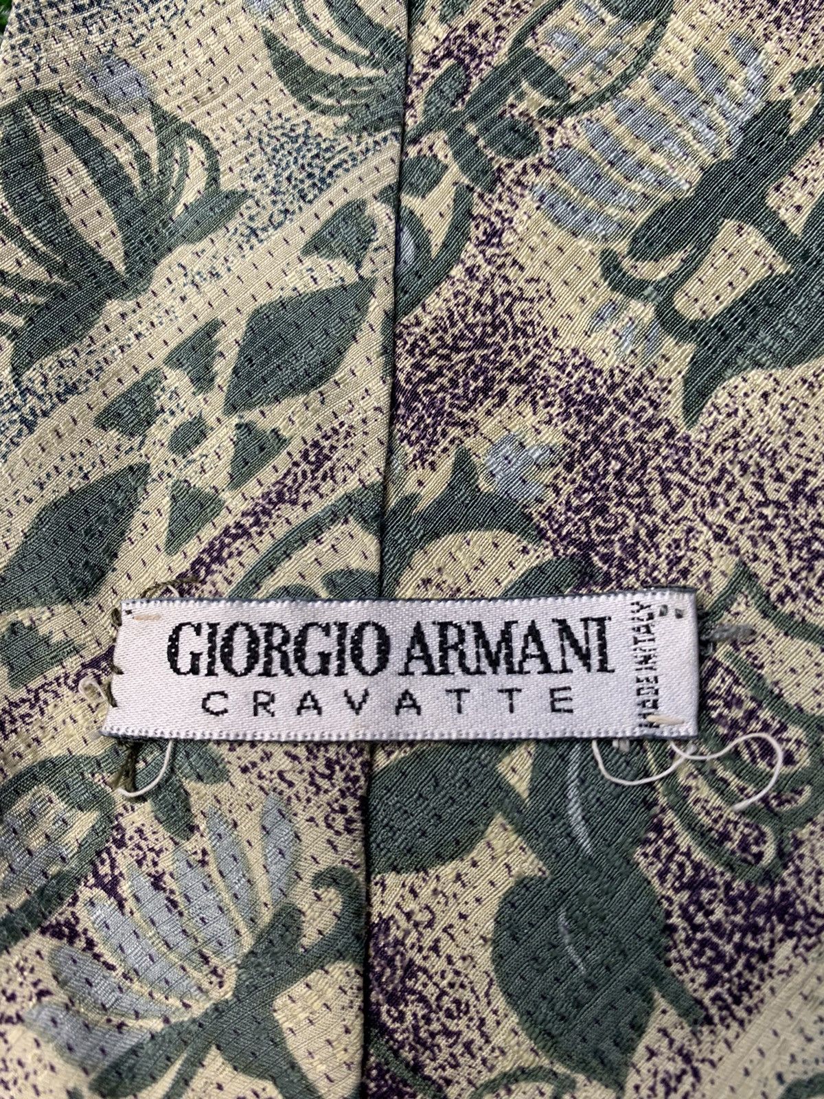 Giorgio Armani Giorgio Armani Cravatte Italy Men's Neck Tie Size ONE SIZE - 4 Thumbnail