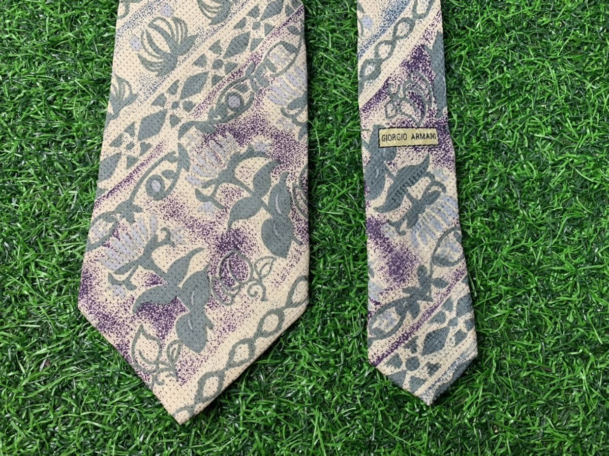 Giorgio Armani Giorgio Armani Cravatte Italy Men's Neck Tie Size ONE SIZE - 3 Thumbnail