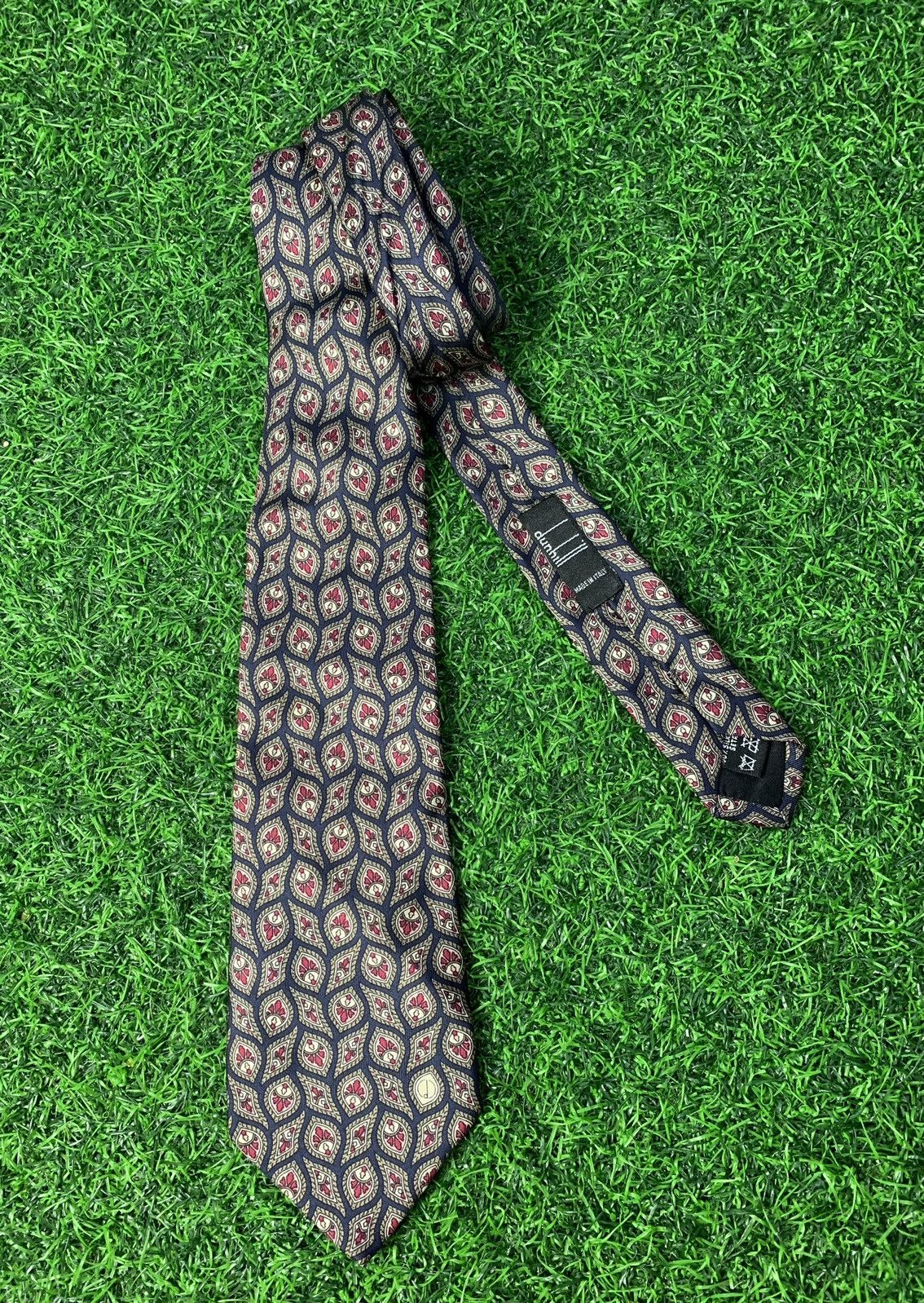 Alfred Dunhill Dunhill Italy Men’s Neck Tie Size ONE SIZE - 7 Thumbnail