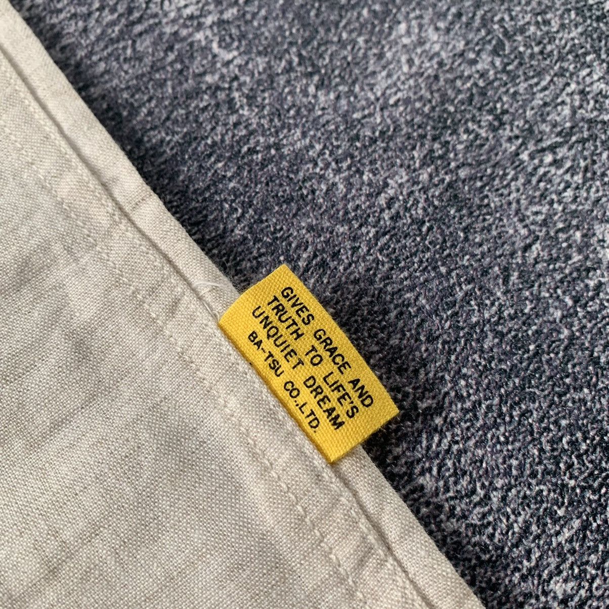 Japanese Brand × Vintage 🔥Vintage Navy Men's Ba-Tsu Halfzip Shirt Size US XL / EU 56 / 4 - 5 Thumbnail