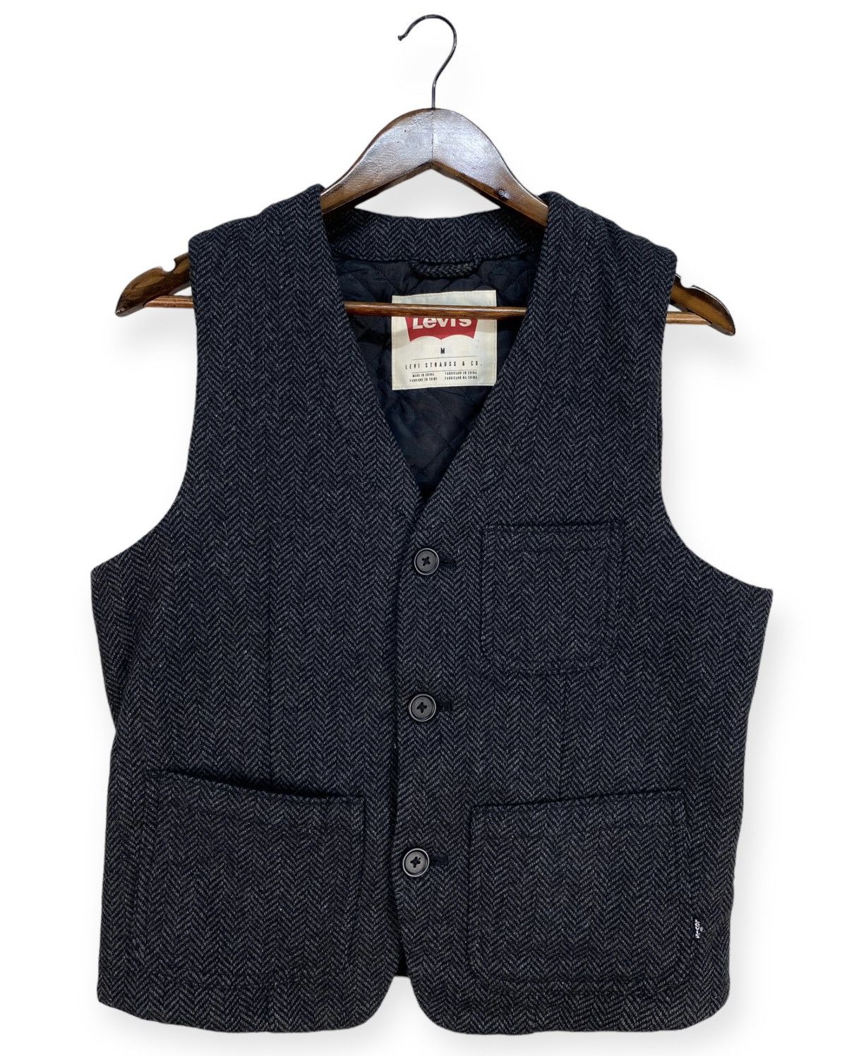 Levi's Levis Wool Vest Size US M / EU 48-50 / 2 - 1 Thumbnail