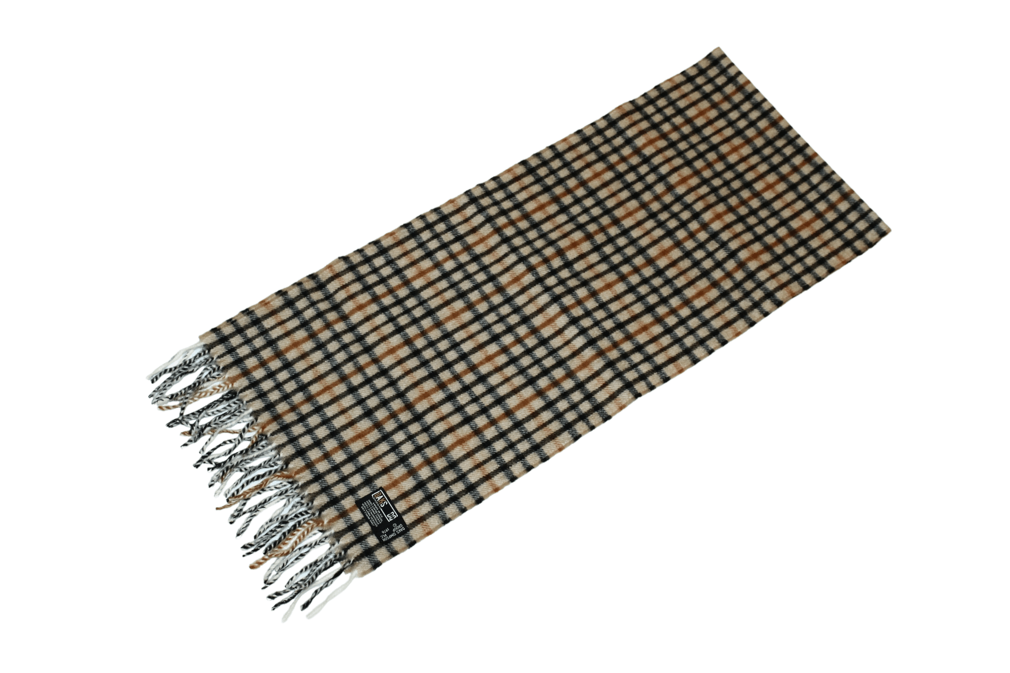 DAKS Daks London Iconic Country Checked Lambswool Scarf Size ONE SIZE - 5 Thumbnail