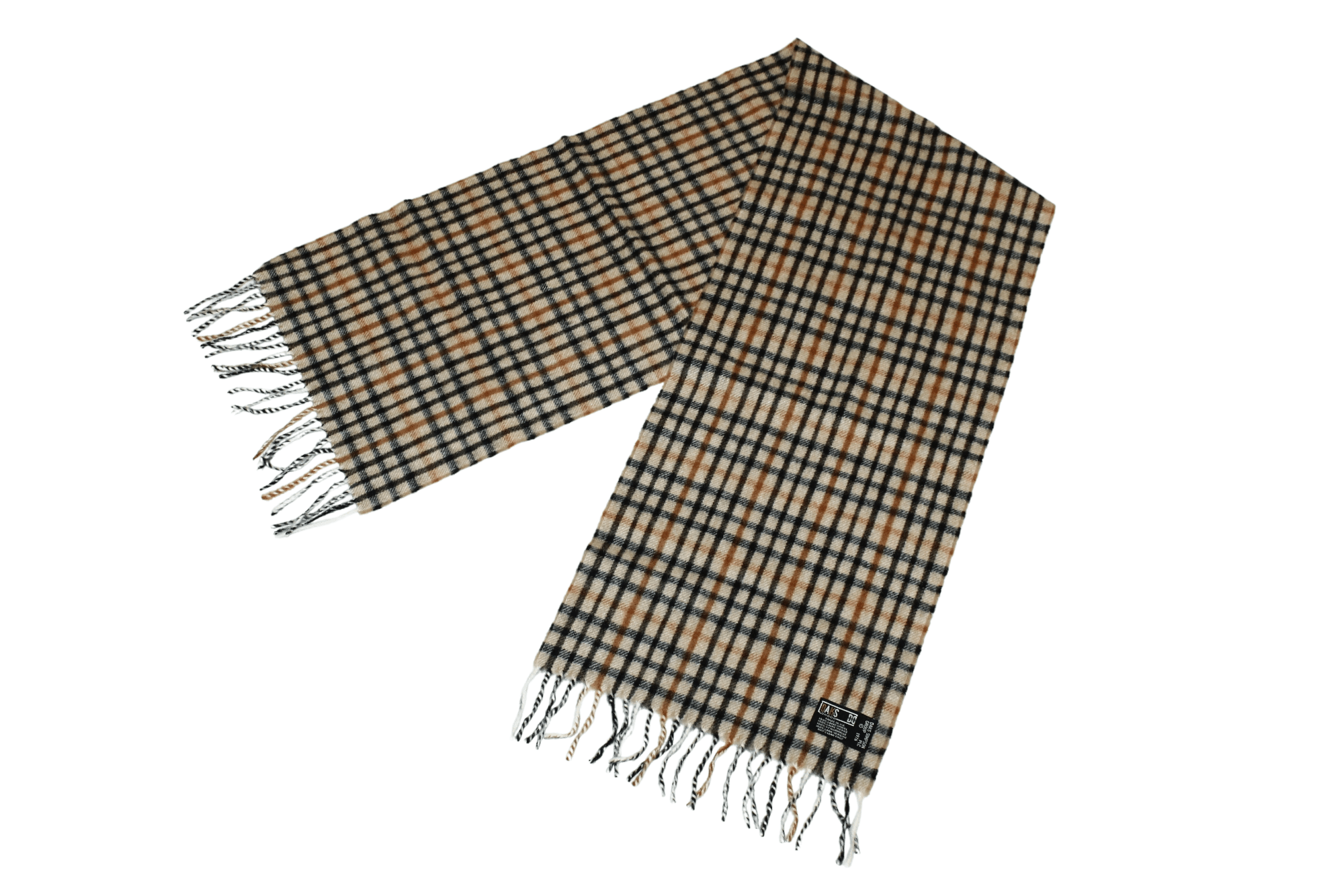DAKS Daks London Iconic Country Checked Lambswool Scarf Size ONE SIZE - 6 Thumbnail