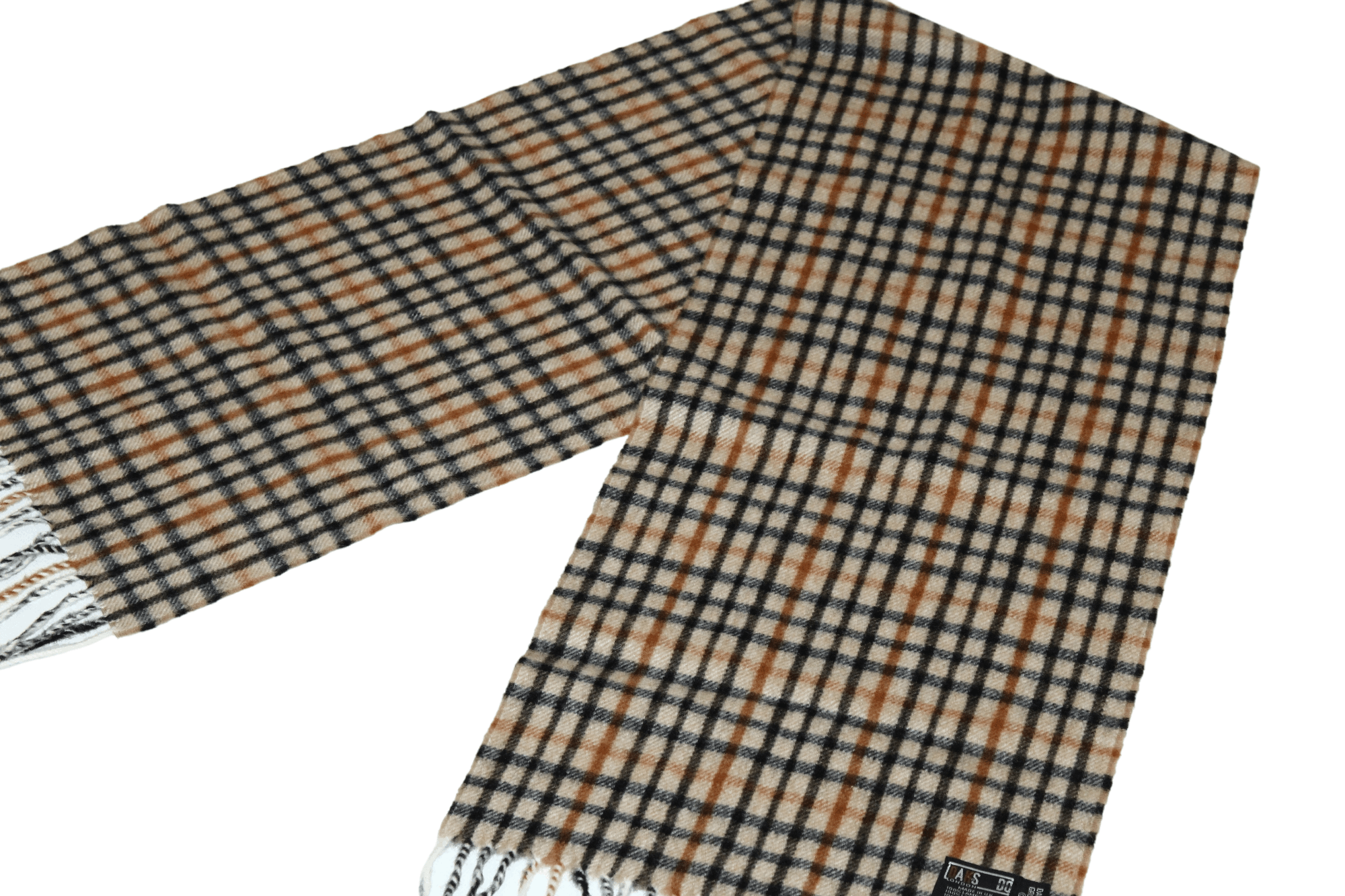 DAKS Daks London Iconic Country Checked Lambswool Scarf Size ONE SIZE - 3 Thumbnail