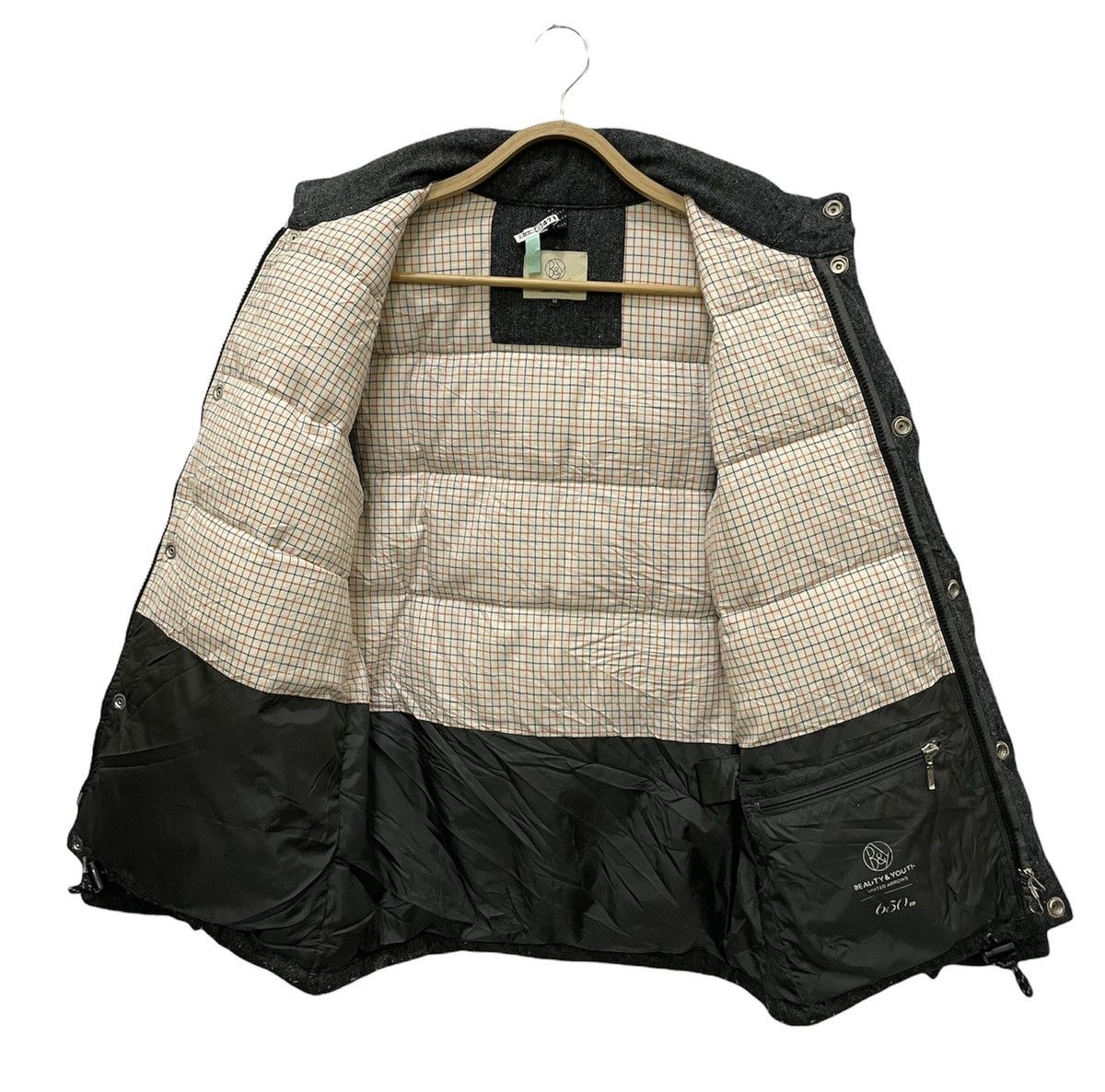 BEAUTY&YOUTH United Arrows Beauty & Youth Wool Cotton Puffer Jacket Size US M / EU 48-50 / 2 - 16 Thumbnail