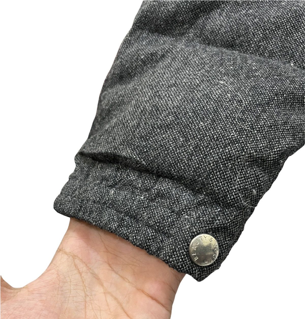 BEAUTY&YOUTH United Arrows Beauty & Youth Wool Cotton Puffer Jacket Size US M / EU 48-50 / 2 - 9 Thumbnail