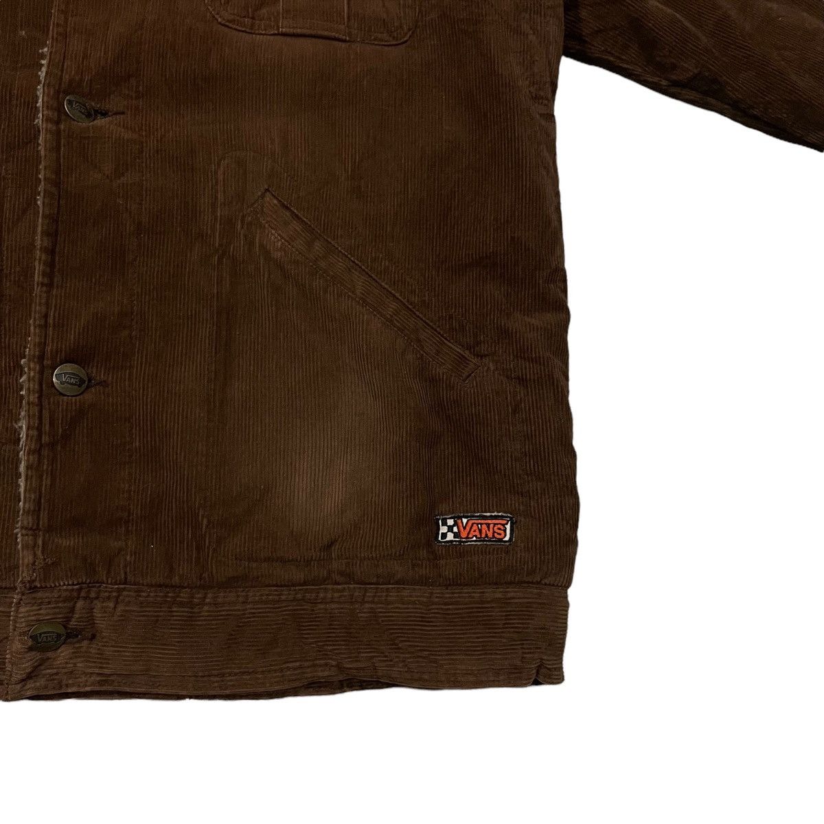 Vans Vans Corduroy Sherpa Fleece Buttons Jacket Size US L / EU 52-54 / 3 - 3 Thumbnail