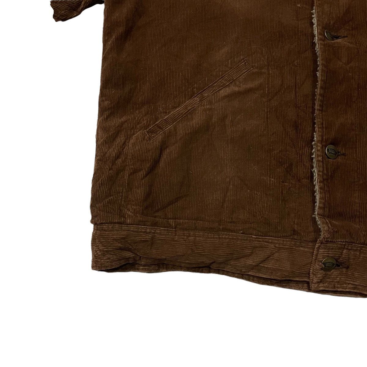 Vans Vans Corduroy Sherpa Fleece Buttons Jacket Size US L / EU 52-54 / 3 - 4 Thumbnail