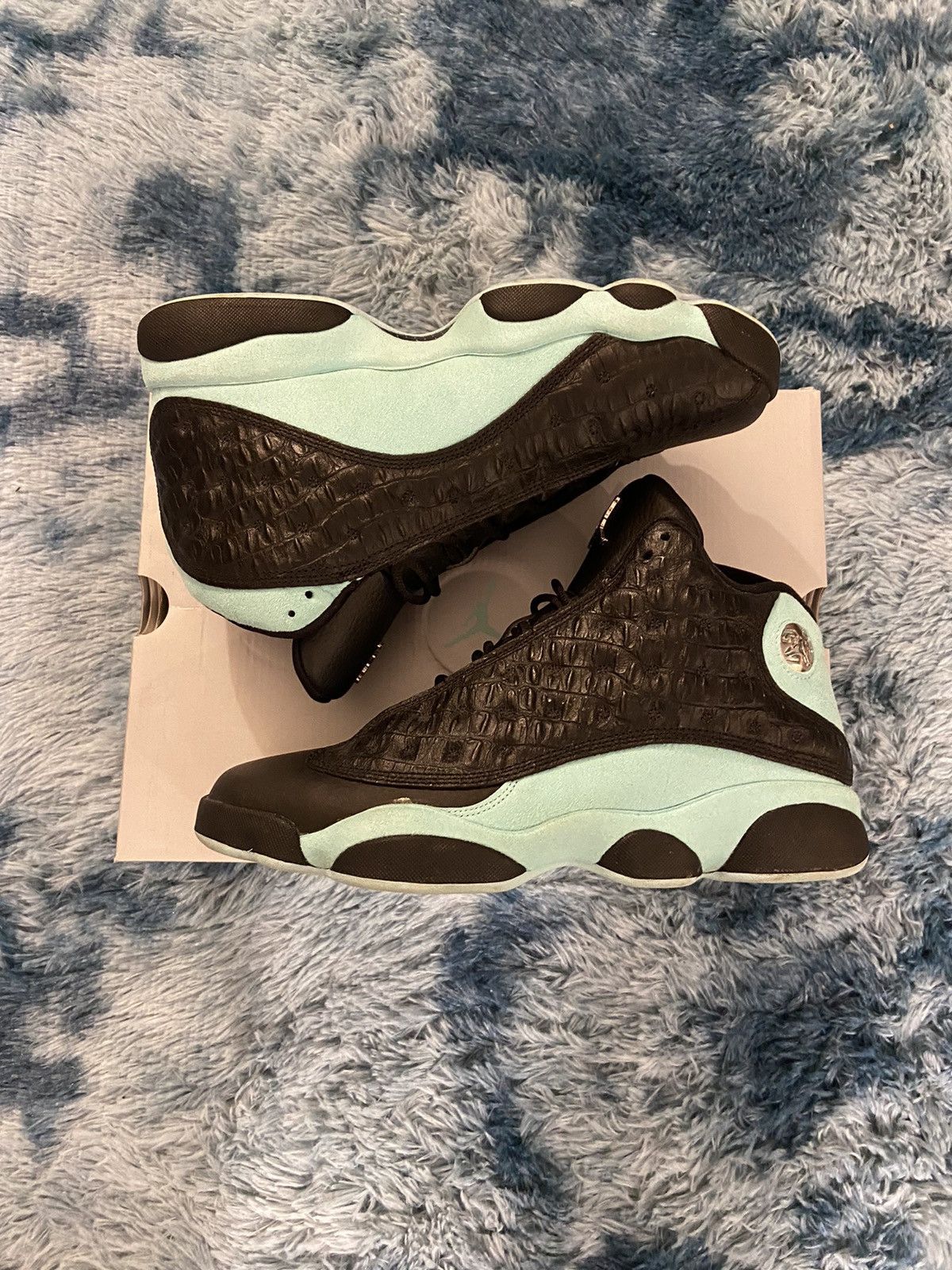 Jordan Brand × Nike Air Jordan 13 Retro Black Island Green Sneaker Size 10 Size US 10 / EU 43 - 2 Thumbnail