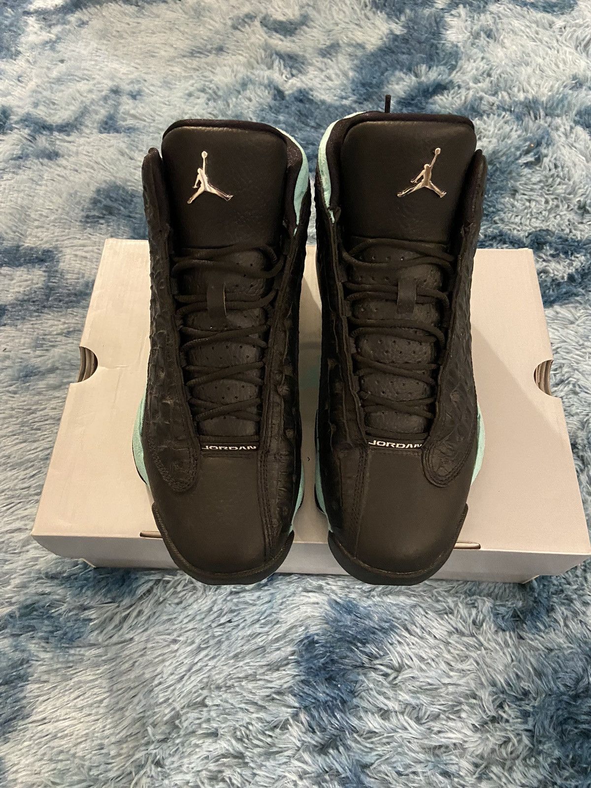 Jordan Brand × Nike Air Jordan 13 Retro Black Island Green Sneaker Size 10 Size US 10 / EU 43 - 4 Thumbnail