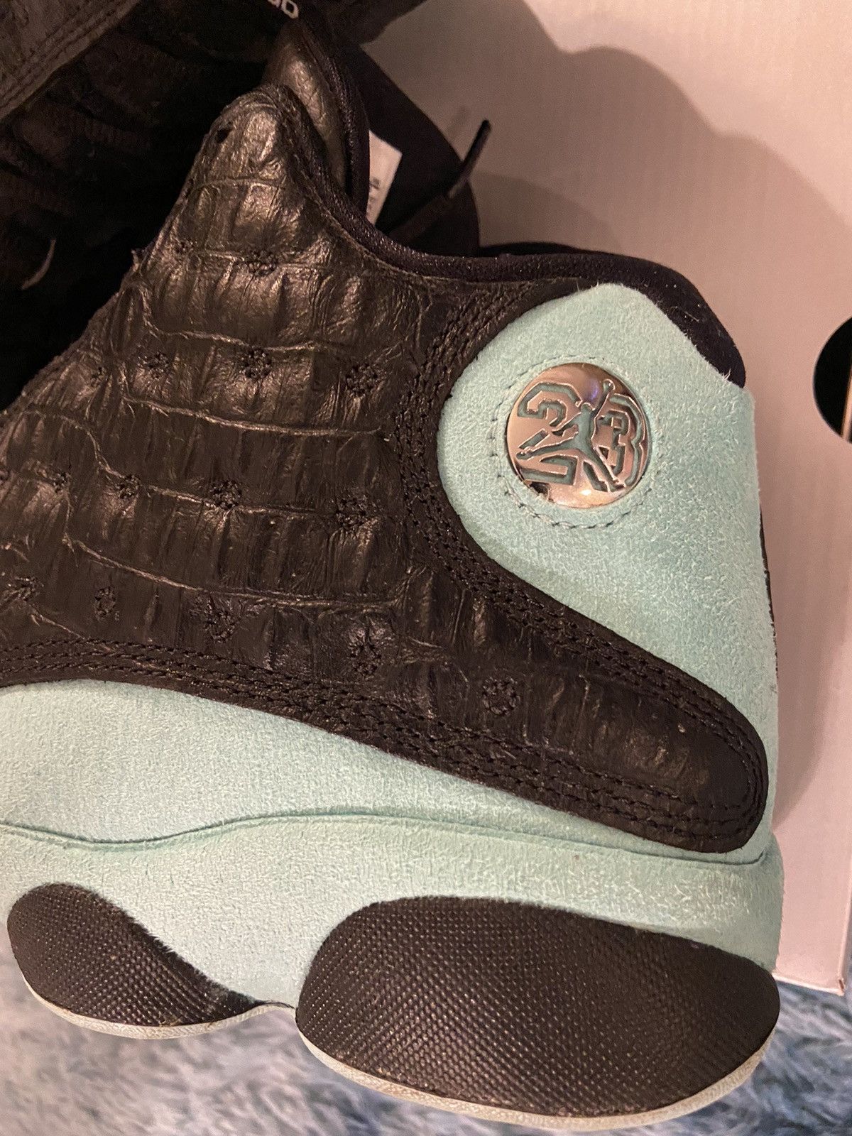 Jordan Brand × Nike Air Jordan 13 Retro Black Island Green Sneaker Size 10 Size US 10 / EU 43 - 5 Thumbnail