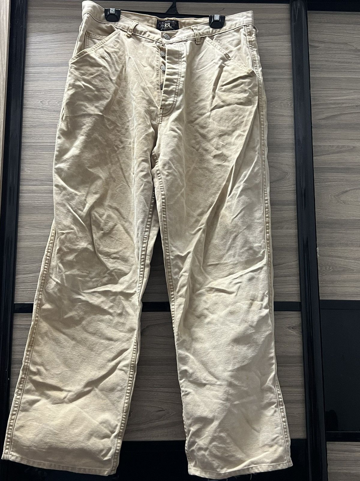 RRL Ralph Lauren RRL 90s multi poket cargo tactical brown vintage Size US 36 / EU 52 - 1 Thumbnail