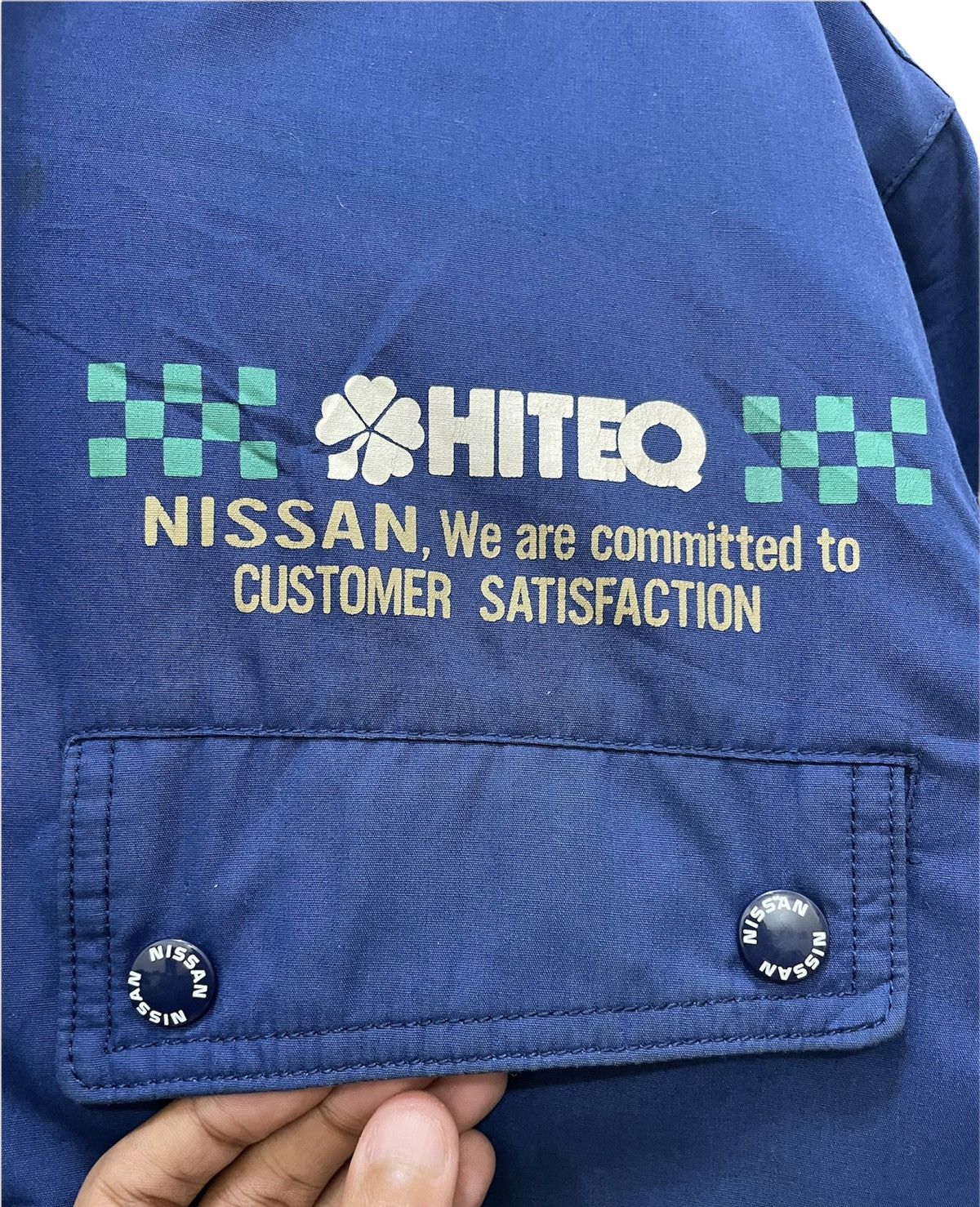 Sports Specialties Vintage Nissan Bomber Jacket Hidden Hoodie Size US M / EU 48-50 / 2 - 9 Thumbnail