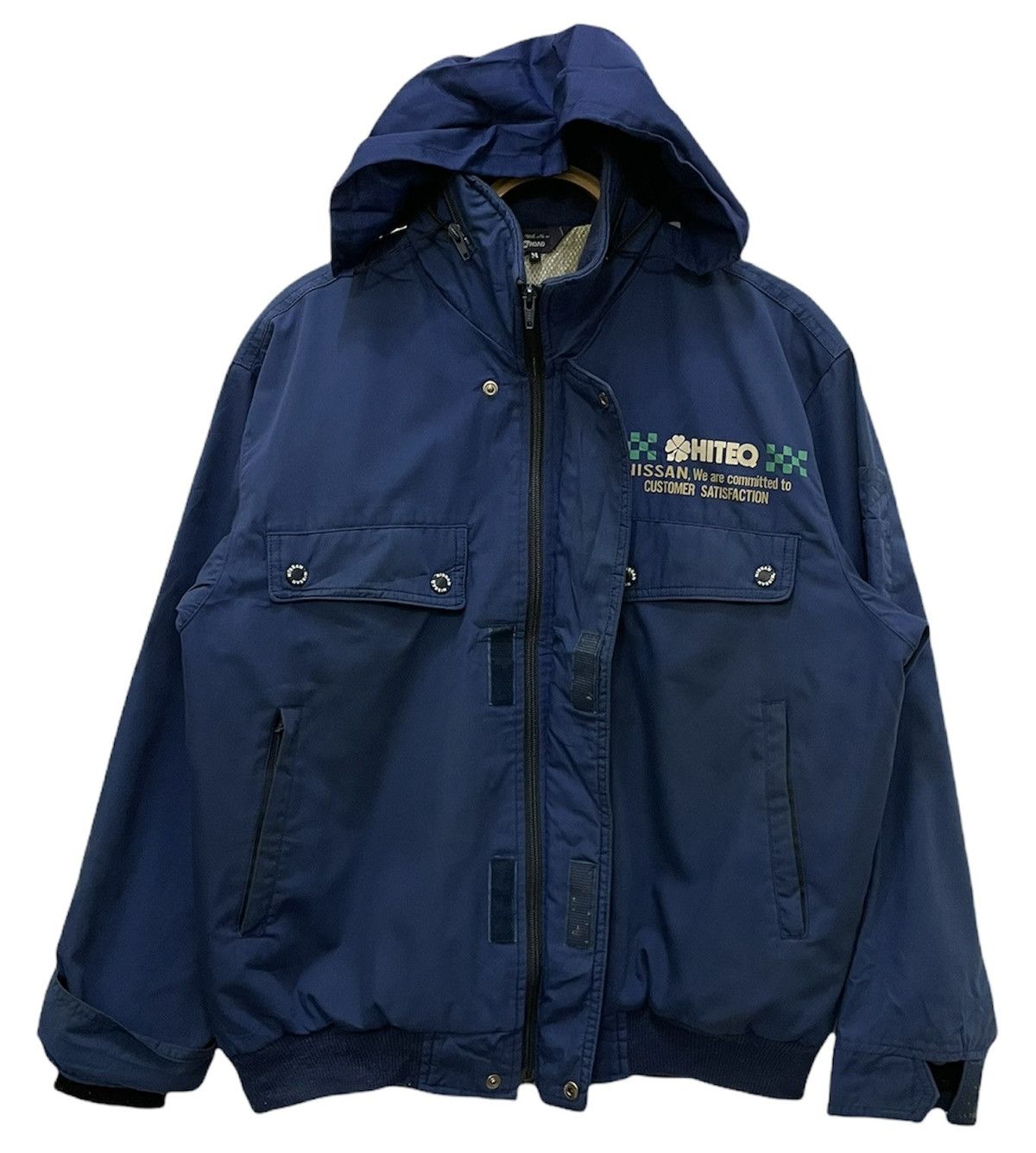 Sports Specialties Vintage Nissan Bomber Jacket Hidden Hoodie Size US M / EU 48-50 / 2 - 18 Thumbnail