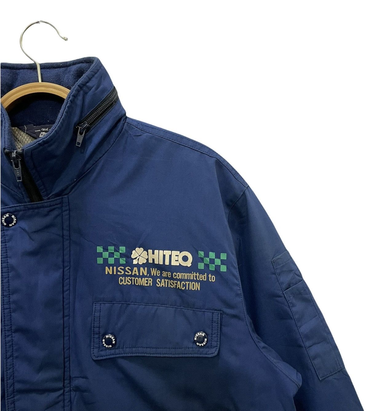 Sports Specialties Vintage Nissan Bomber Jacket Hidden Hoodie Size US M / EU 48-50 / 2 - 4 Thumbnail