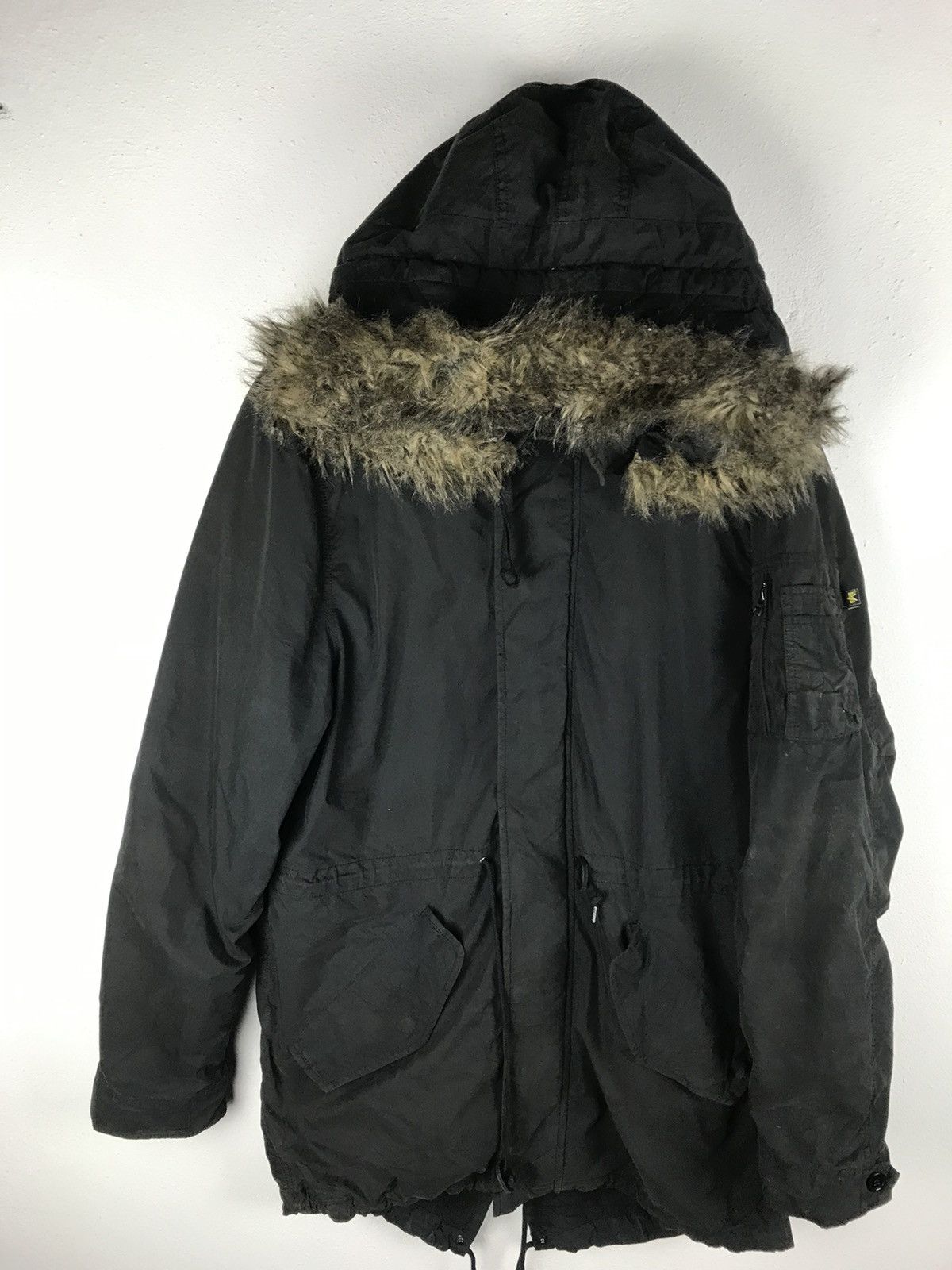 Alpha Industries 🔥SALE🔥ALPHA INDUSTRIES FISHTAIL PARKA JACKET FUR HOODIE Size US L / EU 52-54 / 3 - 4 Thumbnail