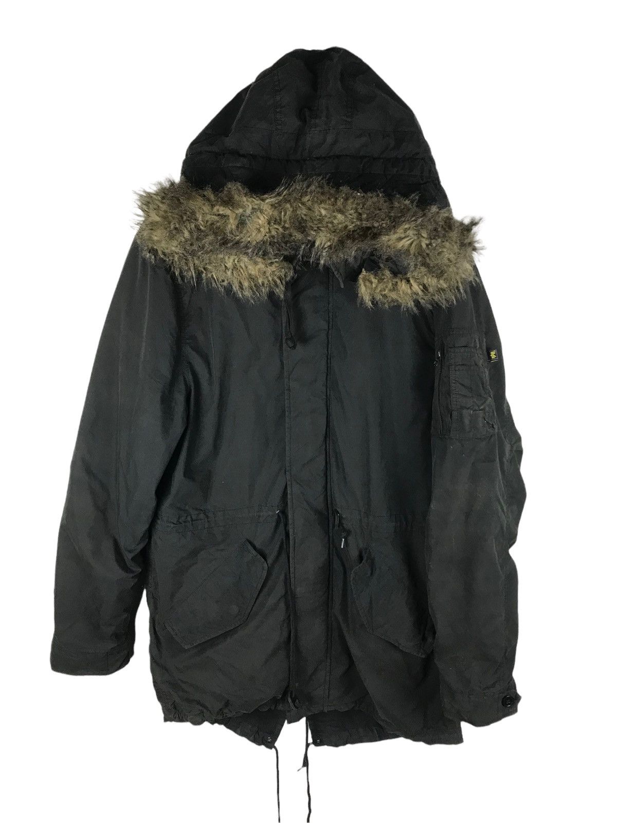 Alpha Industries 🔥SALE🔥ALPHA INDUSTRIES FISHTAIL PARKA JACKET FUR HOODIE Size US L / EU 52-54 / 3 - 1 Thumbnail