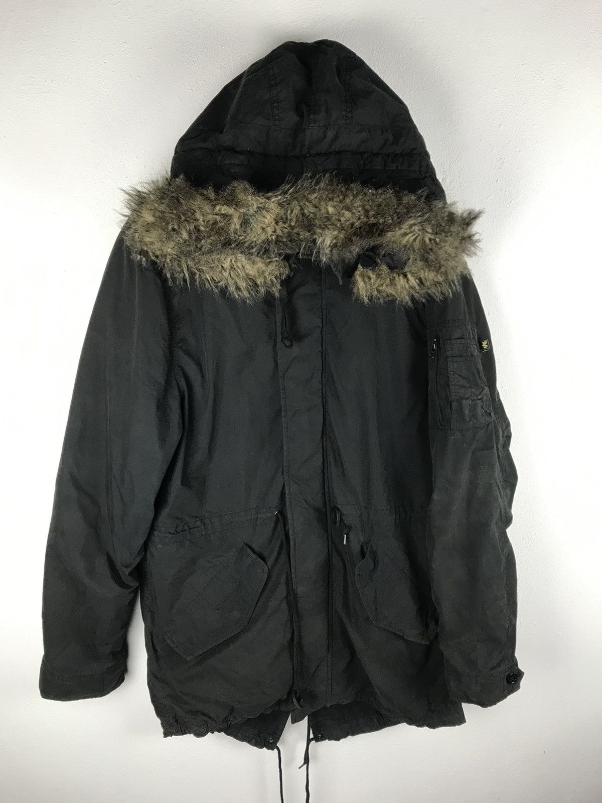 Alpha Industries 🔥SALE🔥ALPHA INDUSTRIES FISHTAIL PARKA JACKET FUR HOODIE Size US L / EU 52-54 / 3 - 3 Thumbnail