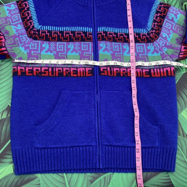 Supreme Chullo Windstopper Zip Up Sweater | Grailed