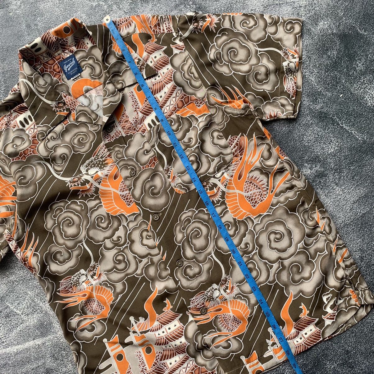 Japanese Brand RARE 🔥Gavial Rayon Japanese traditional flying Dragon Size US M / EU 48-50 / 2 - 10 Thumbnail