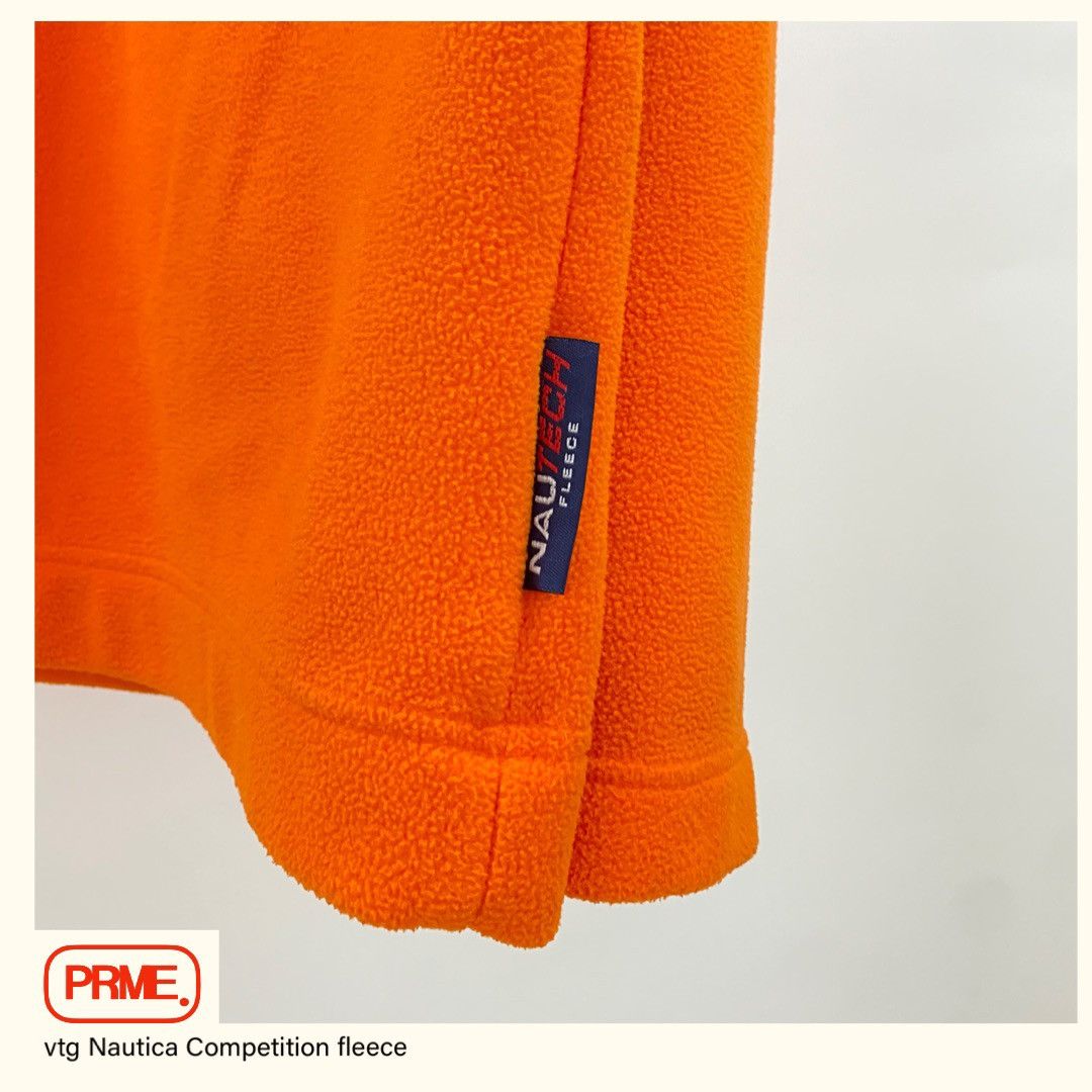 Nautica × Vintage vtg 90s NAUTICA COMPETITION Spellout pocket 1/4 Zip fleece Size US M / EU 48-50 / 2 - 7 Thumbnail