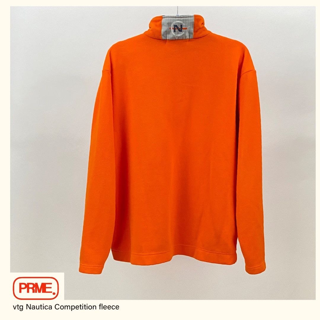 Nautica × Vintage vtg 90s NAUTICA COMPETITION Spellout pocket 1/4 Zip fleece Size US M / EU 48-50 / 2 - 9 Thumbnail