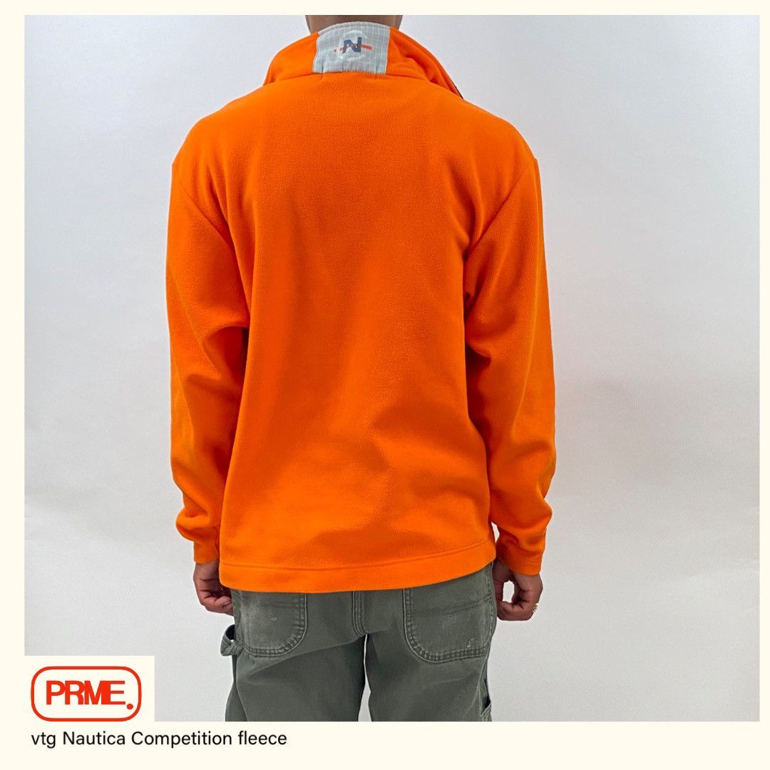 Nautica × Vintage vtg 90s NAUTICA COMPETITION Spellout pocket 1/4 Zip fleece Size US M / EU 48-50 / 2 - 3 Thumbnail