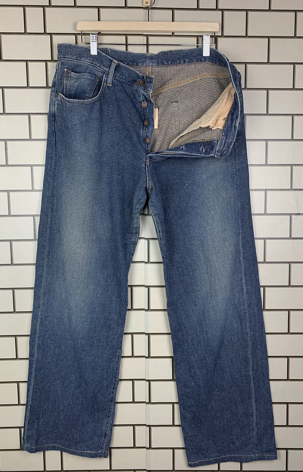 Indigo × Japanese Brand × Vintage Vintage Japanese Brand Liberto Denim Size US 36 / EU 52 - 13 Thumbnail