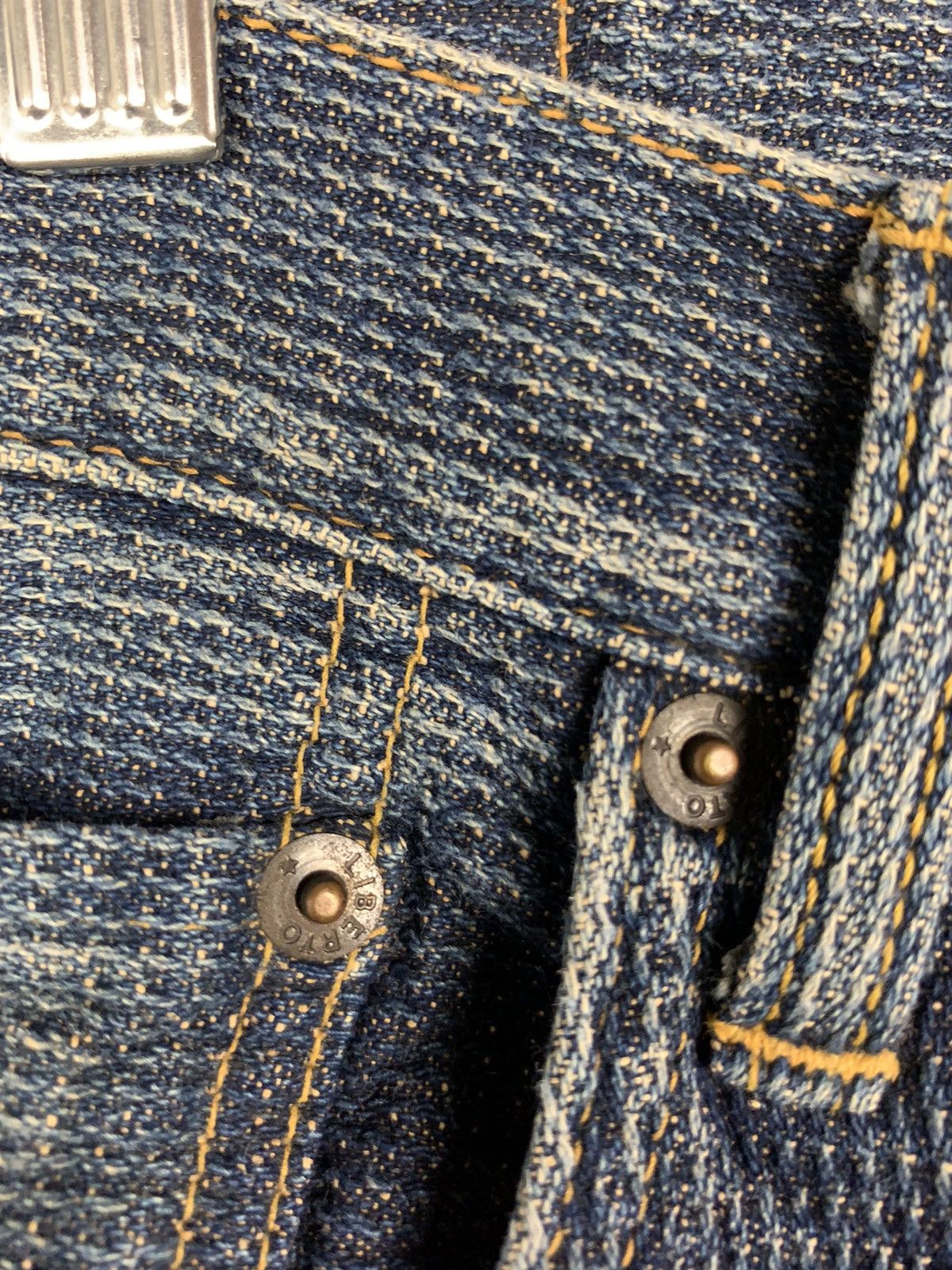 Indigo × Japanese Brand × Vintage Vintage Japanese Brand Liberto Denim Size US 36 / EU 52 - 12 Thumbnail