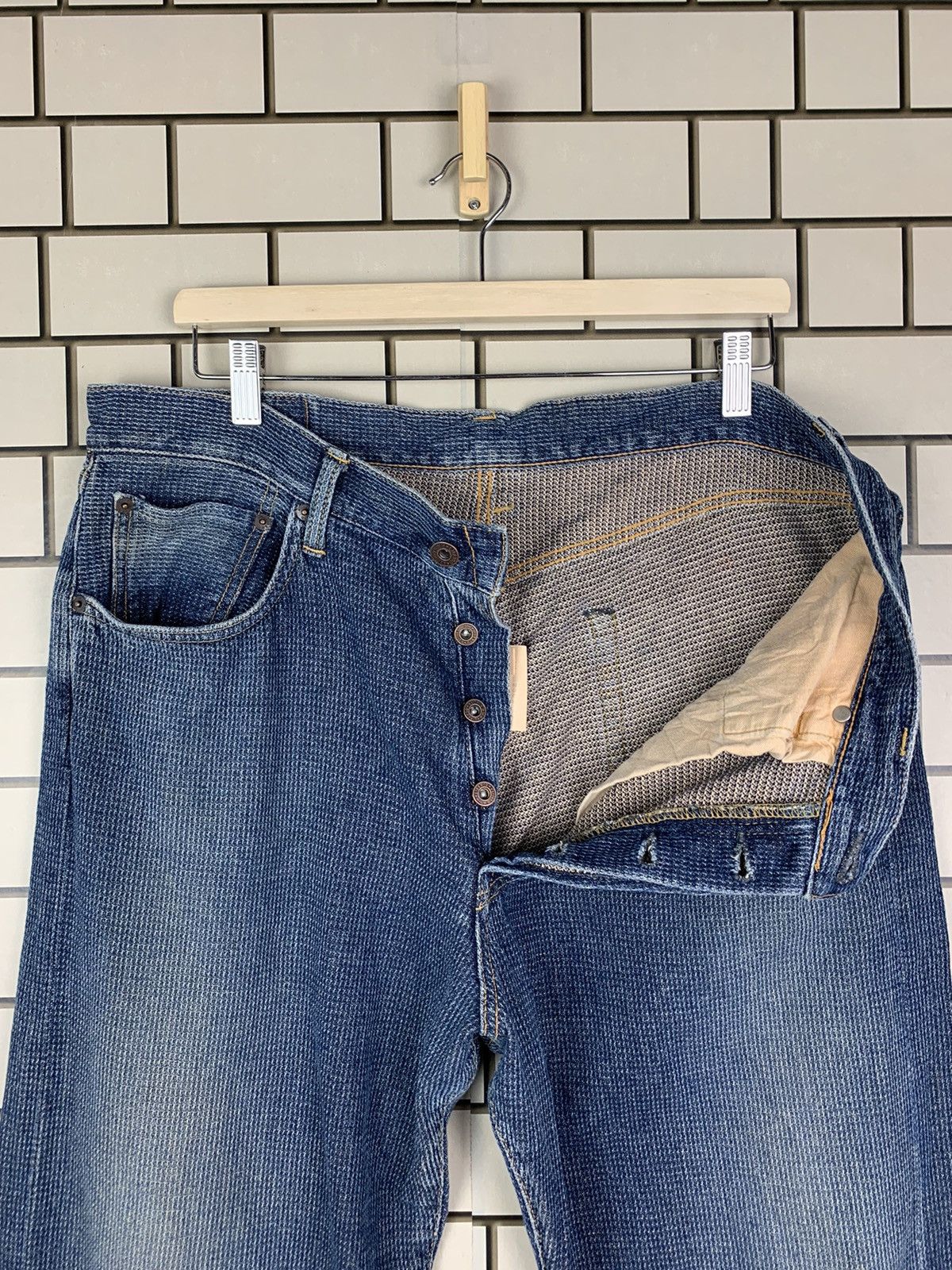 Indigo × Japanese Brand × Vintage Vintage Japanese Brand Liberto Denim Size US 36 / EU 52 - 14 Thumbnail