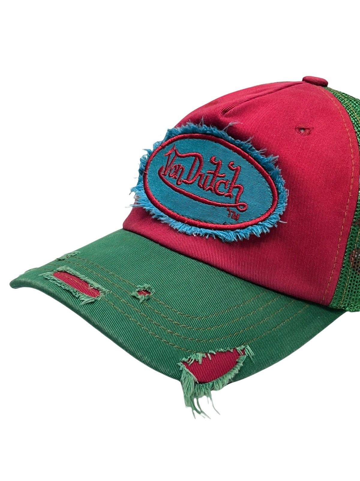 Von Dutch STEALS🔥VON DUTCH Distressed Trucker Hat Size ONE SIZE - 7 Thumbnail