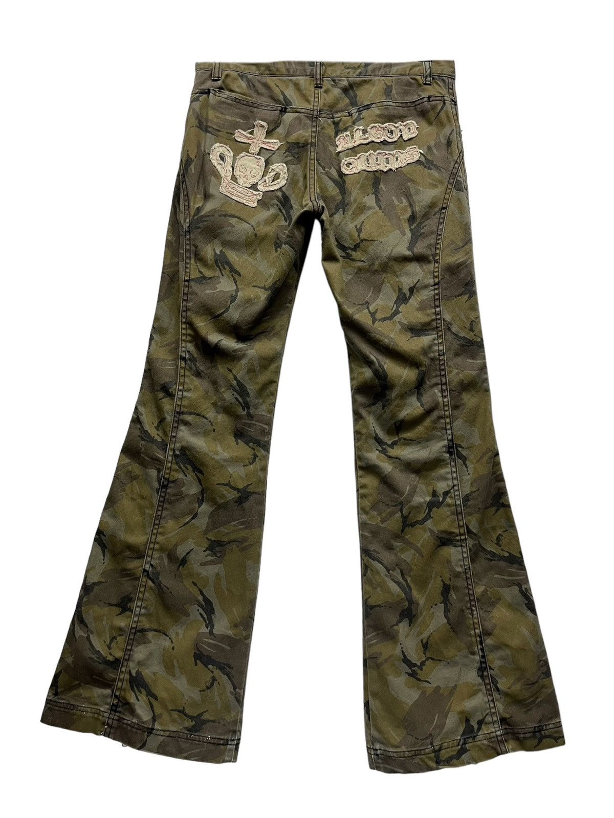 Seditionaries SICKFLARE🔥ALGONQUINS Abstract Brown Punk Multizipper Insane Size US 29 - 5 Thumbnail