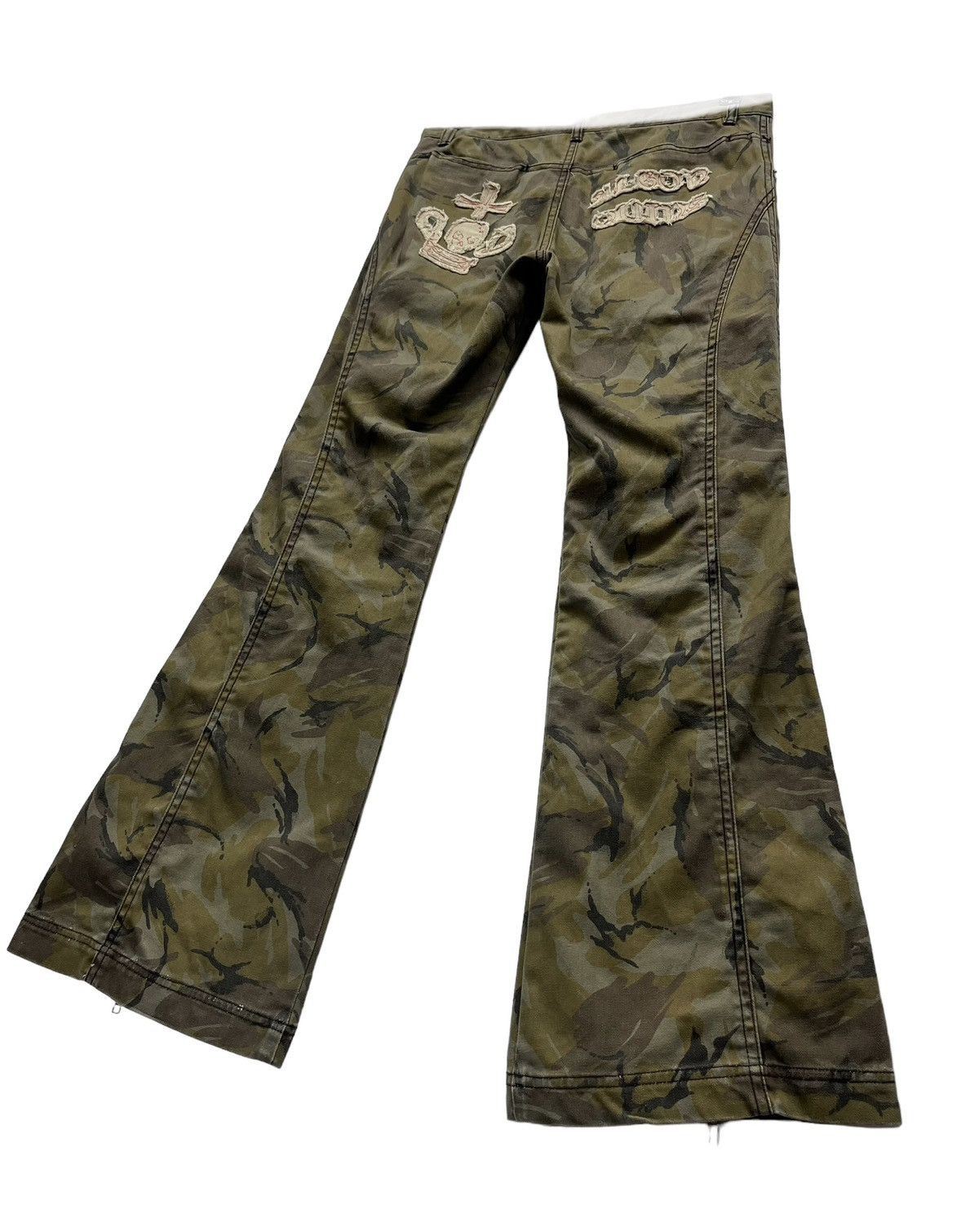 Seditionaries SICKFLARE🔥ALGONQUINS Abstract Brown Punk Multizipper Insane Size US 29 - 7 Thumbnail