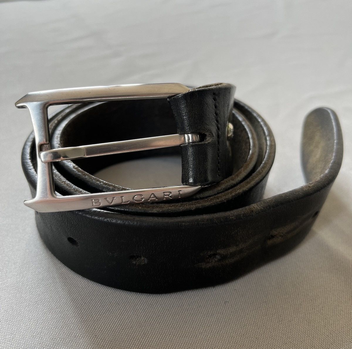 Bvlgari BVLGARI Leather Belt Size ONE SIZE - 3 Thumbnail