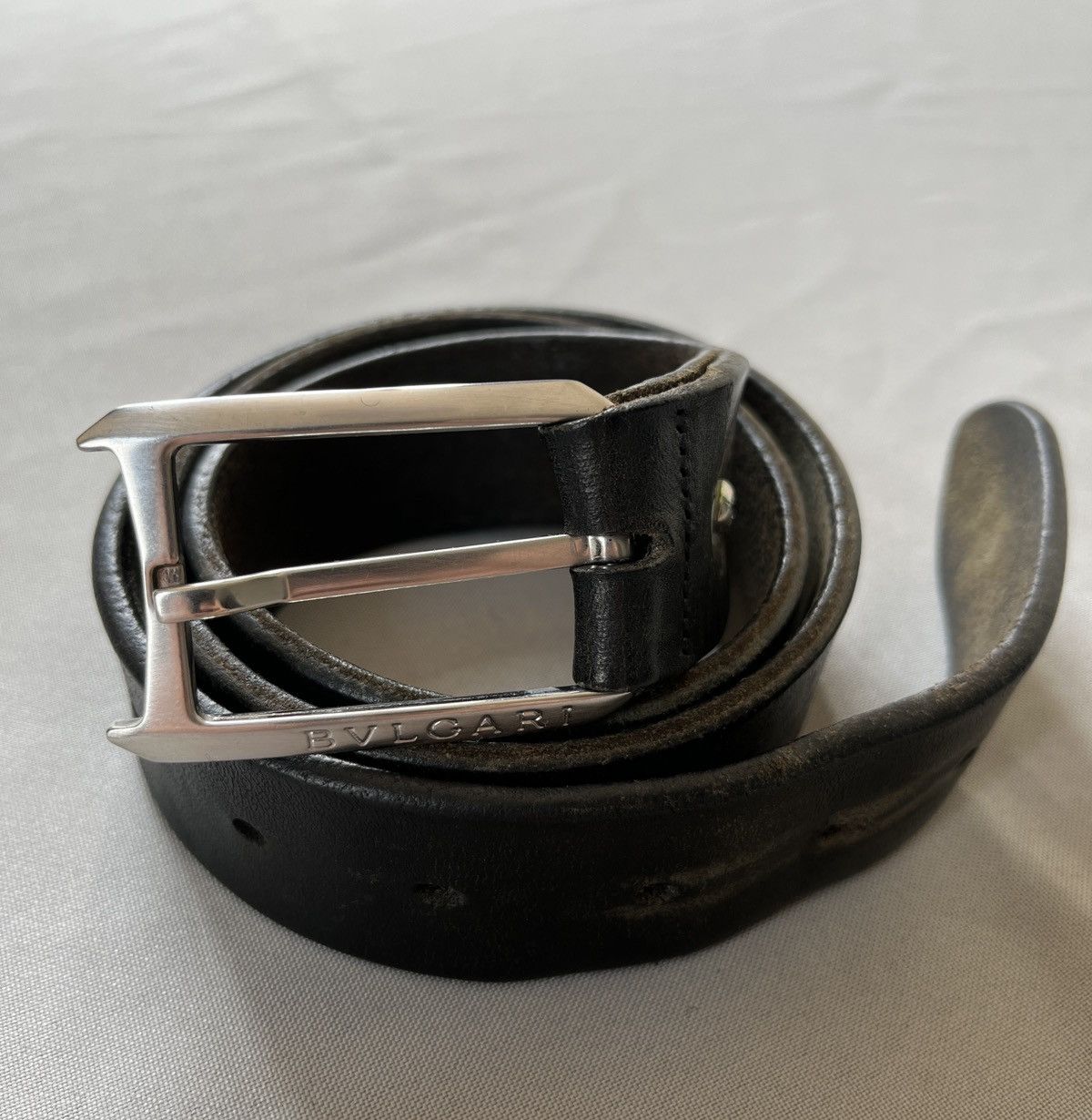 Bvlgari BVLGARI Leather Belt Size ONE SIZE - 2 Thumbnail