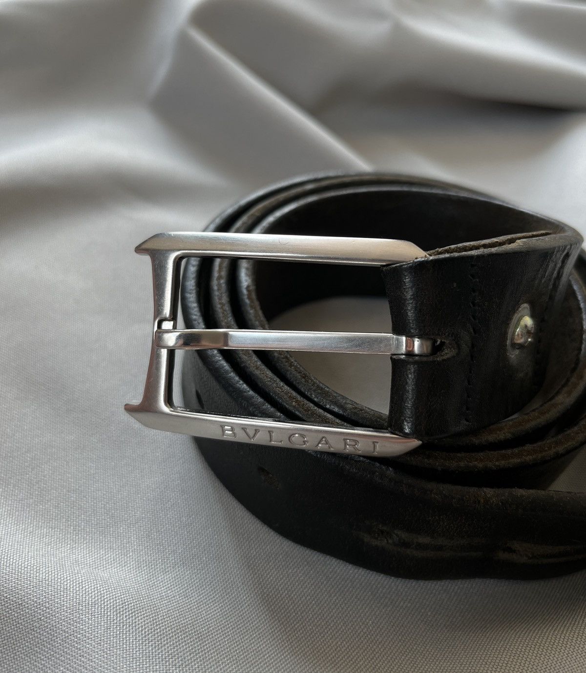 Bvlgari BVLGARI Leather Belt Size ONE SIZE - 1 Thumbnail