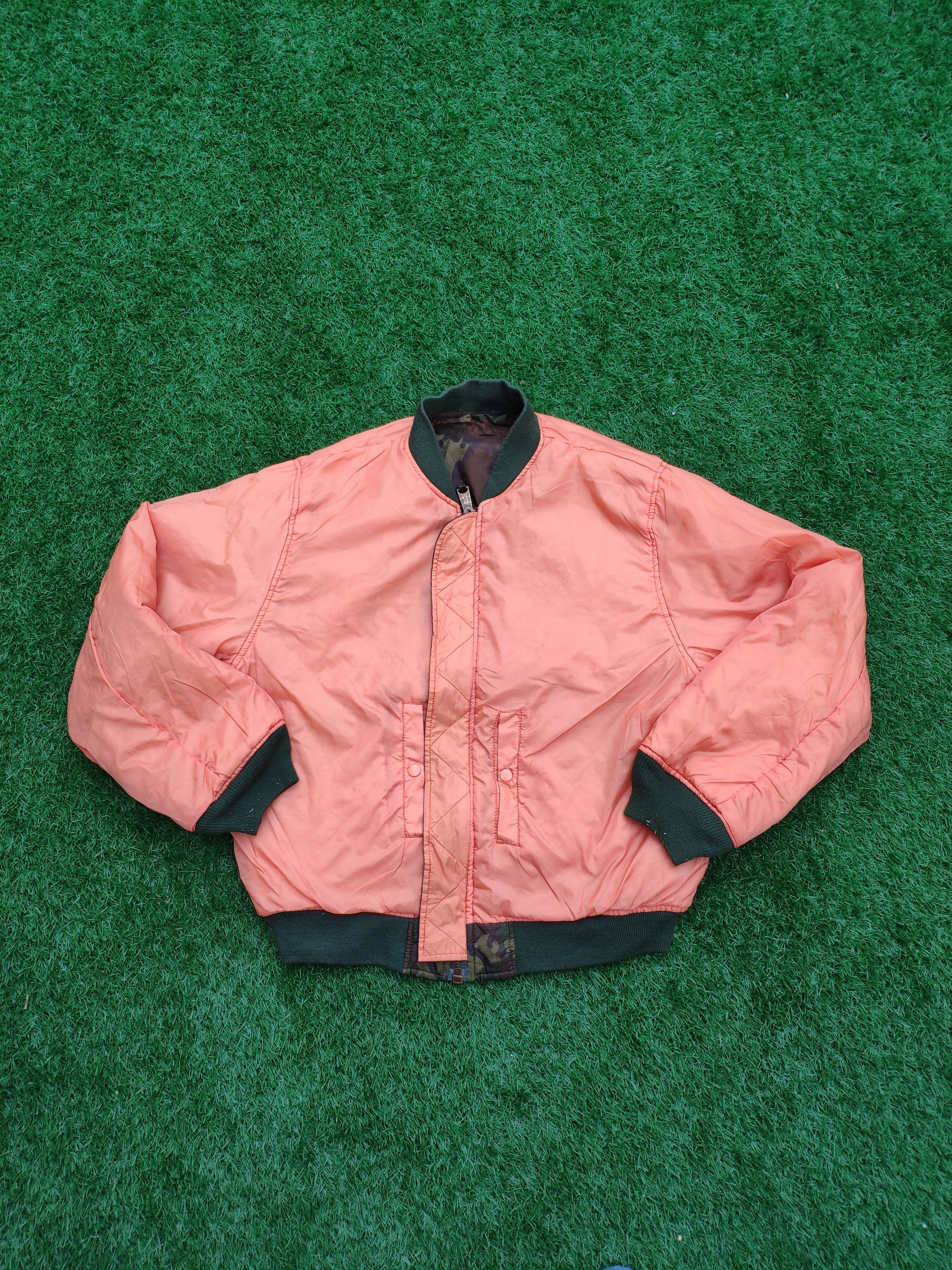 Vintage Vintage Flyers Man Bomber Jacket Camouflage Reversible Size US L / EU 52-54 / 3 - 14 Thumbnail
