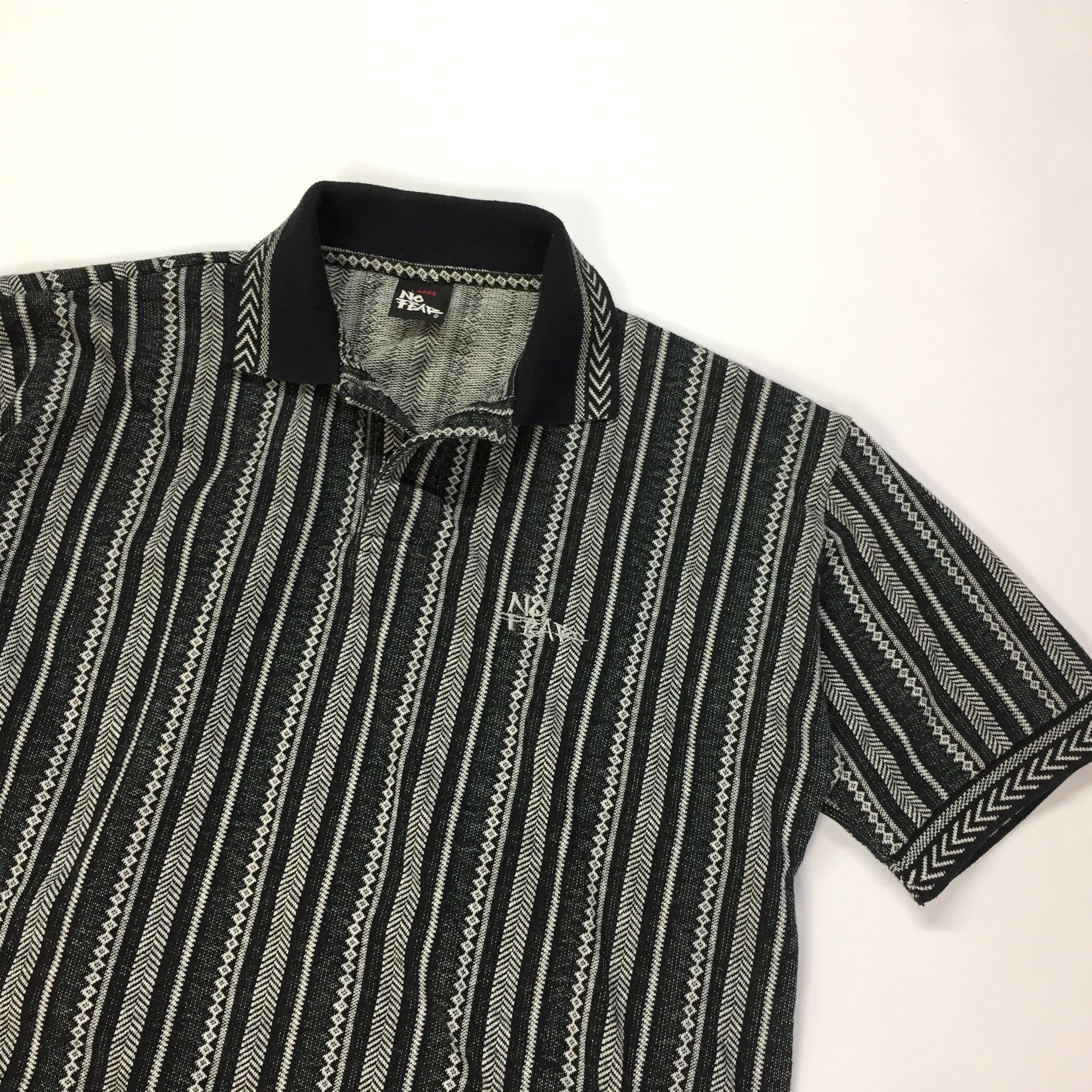 No Fear × Vintage No Fear Vintage Polo t shirt Size US L / EU 52-54 / 3 - 2 Thumbnail