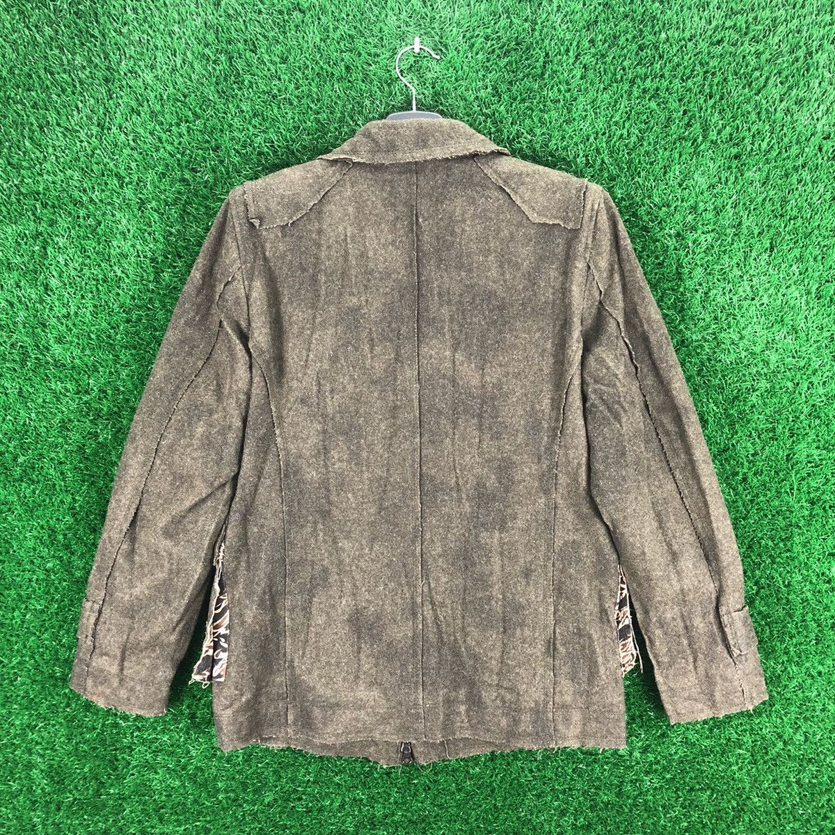 ABAHOUSE Vintage 90's Wool Thrashed Design Jacket Punk by Abahouse Size US S / EU 44-46 / 1 - 4 Thumbnail