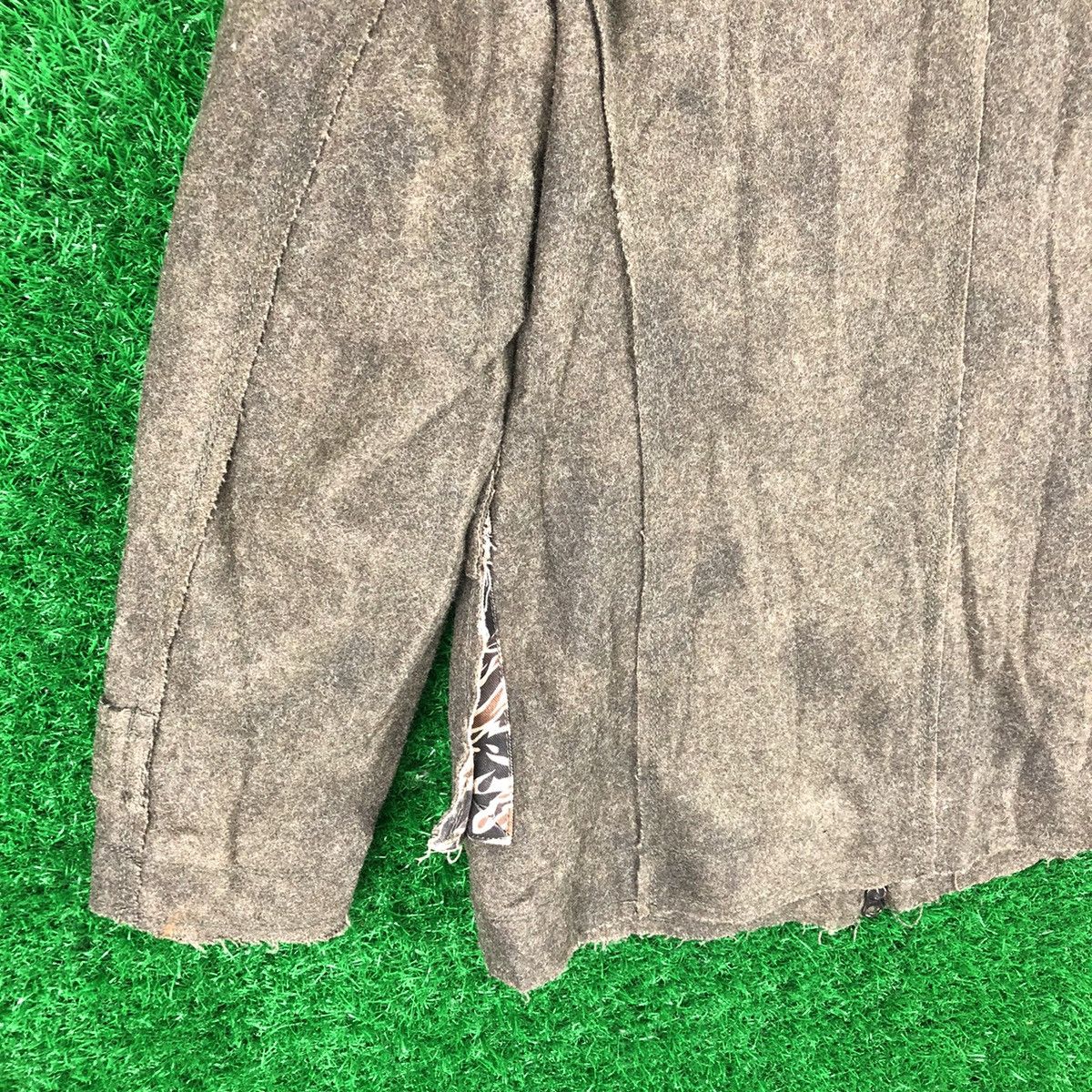 ABAHOUSE Vintage 90's Wool Thrashed Design Jacket Punk by Abahouse Size US S / EU 44-46 / 1 - 6 Thumbnail