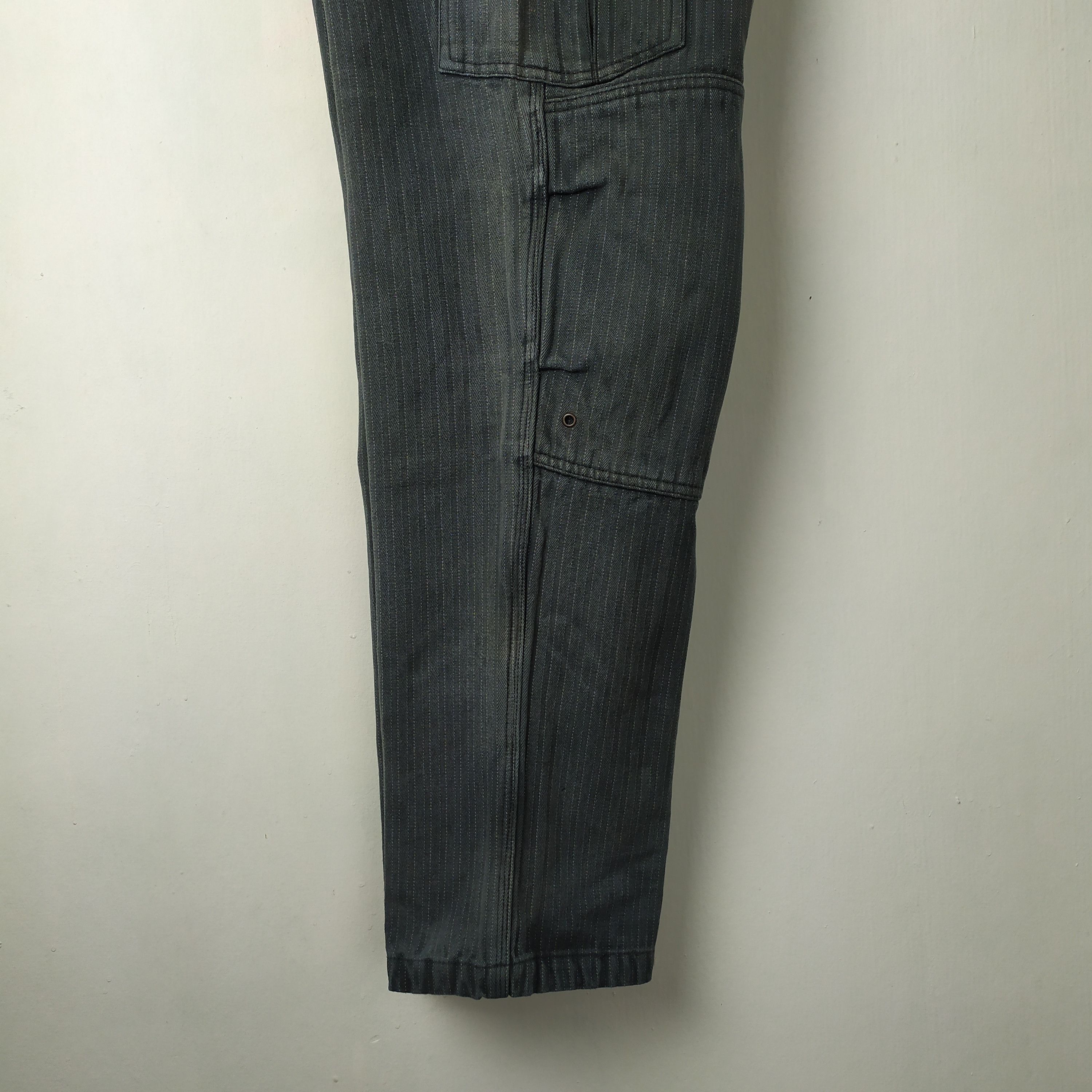 Japanese Brand HAKATA TOBI FADED CARGO PANTS Size US 30 / EU 46 - 6 Thumbnail
