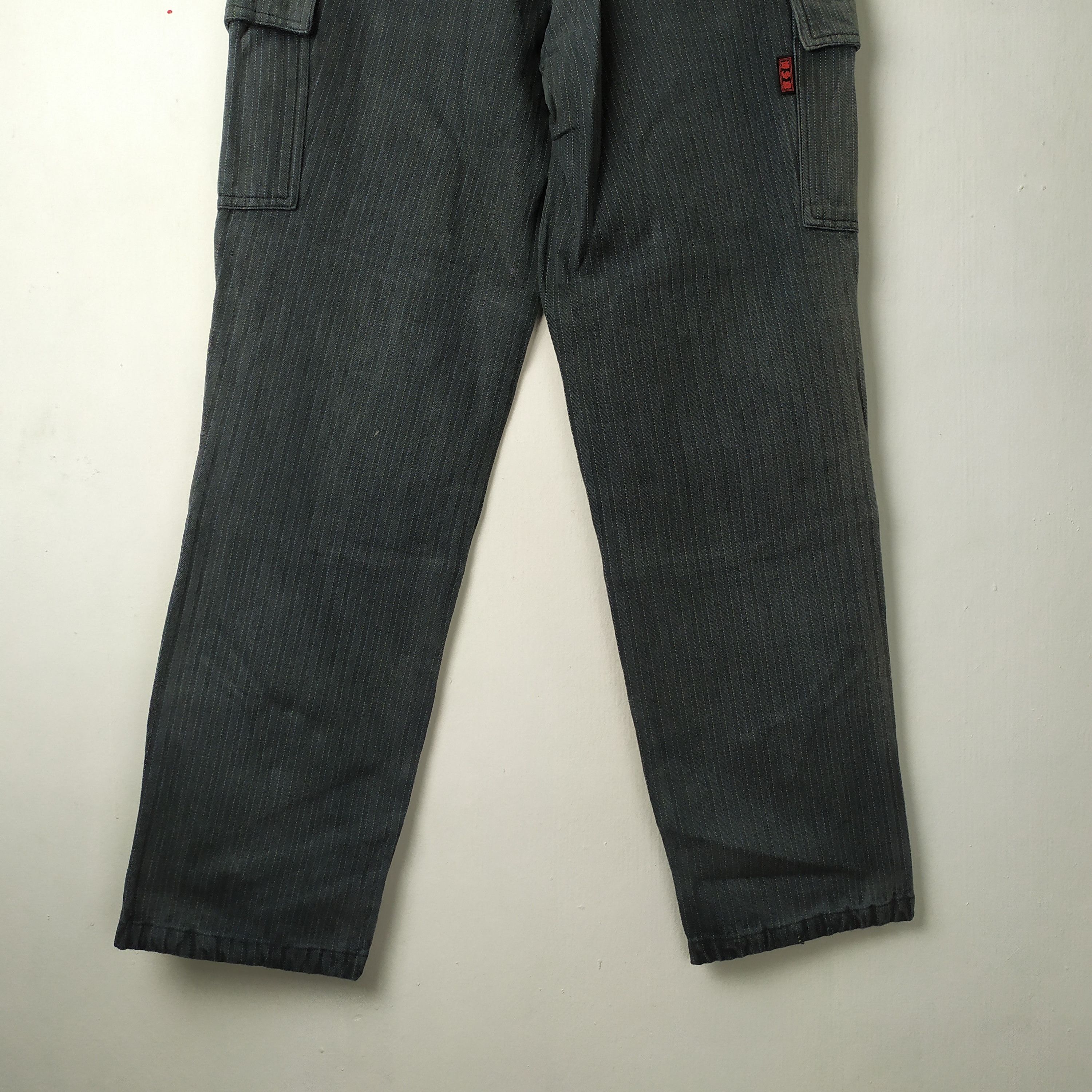 Japanese Brand HAKATA TOBI FADED CARGO PANTS Size US 30 / EU 46 - 9 Thumbnail