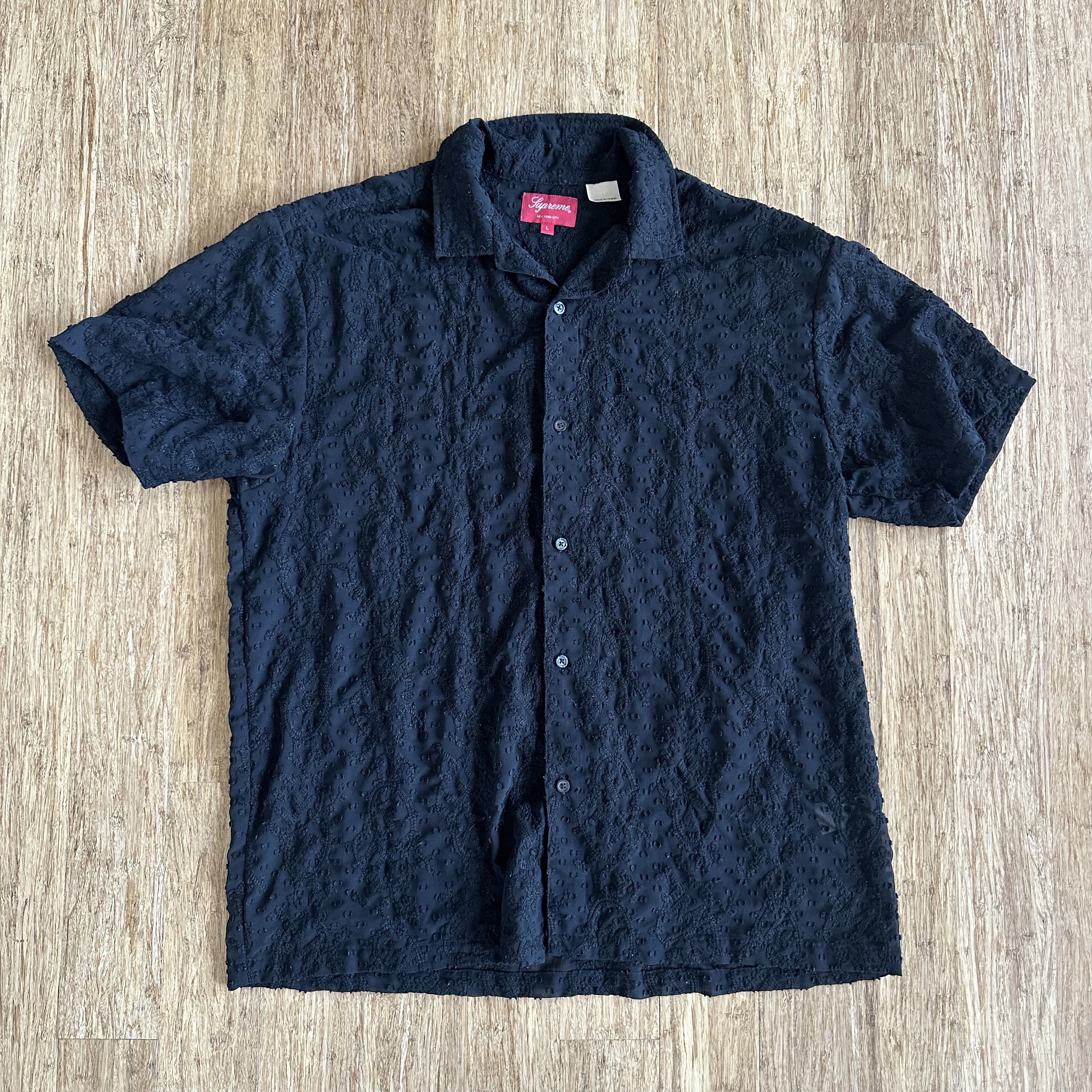 Supreme SUPREME CHAINSTITCH CHIFFON SHORT SLEEVE SHIRT | Grailed