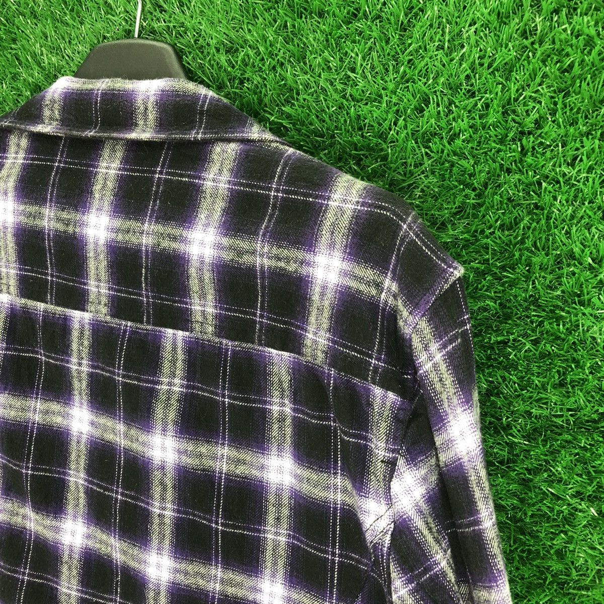 Japanese Brand Vintage 90's Shadow Plaid Zipper Jacket Checkered Size US M / EU 48-50 / 2 - 5 Thumbnail