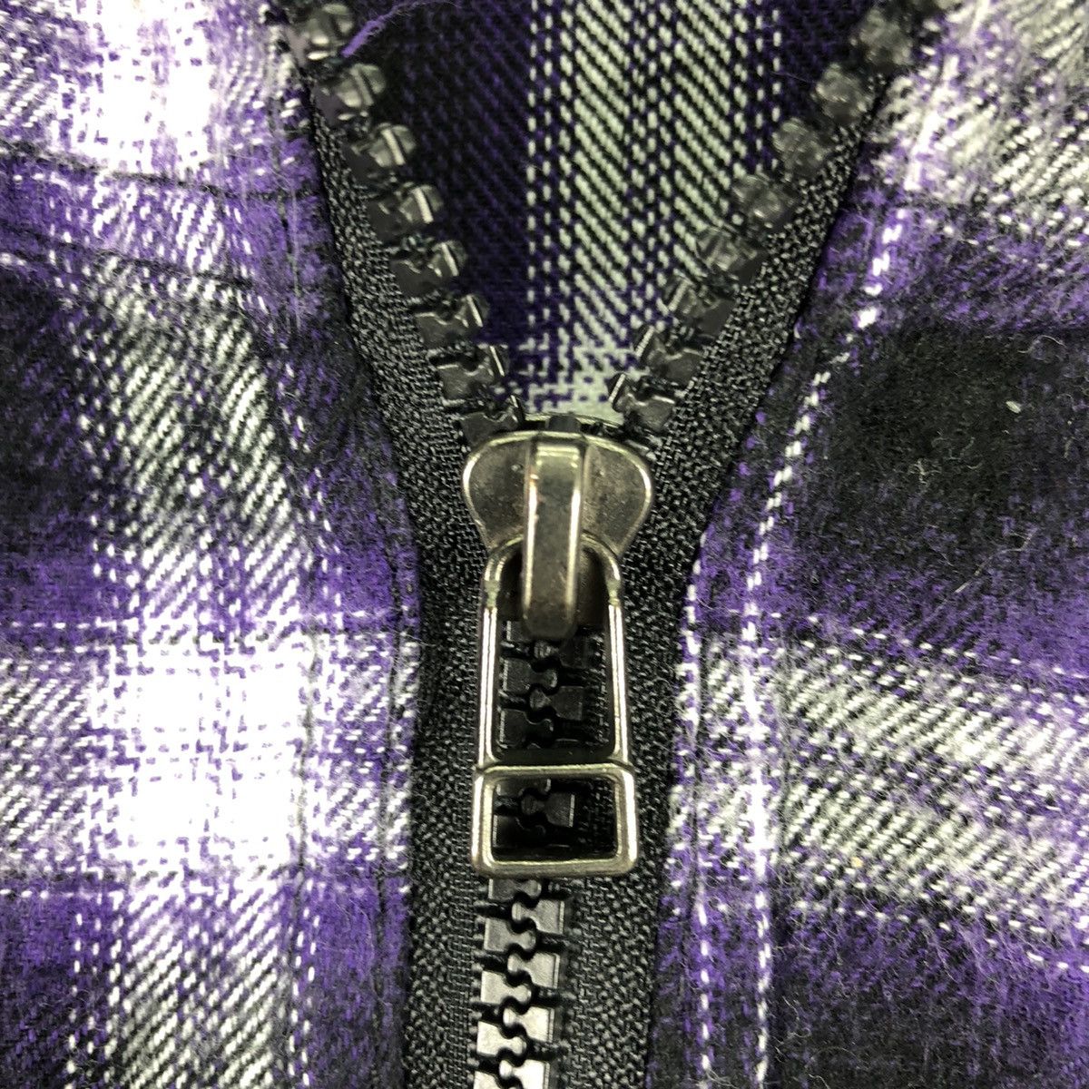 Japanese Brand Vintage 90's Shadow Plaid Zipper Jacket Checkered Size US M / EU 48-50 / 2 - 10 Thumbnail