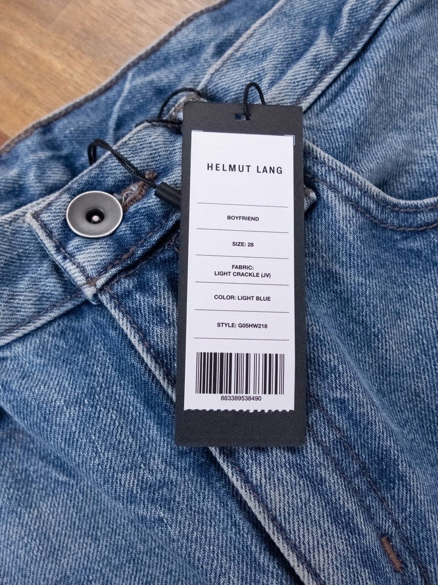 Helmut Lang HELMUT LANG light blue boyfriend jeans 28 Size 28" / US 6 / IT 42 - 6 Thumbnail