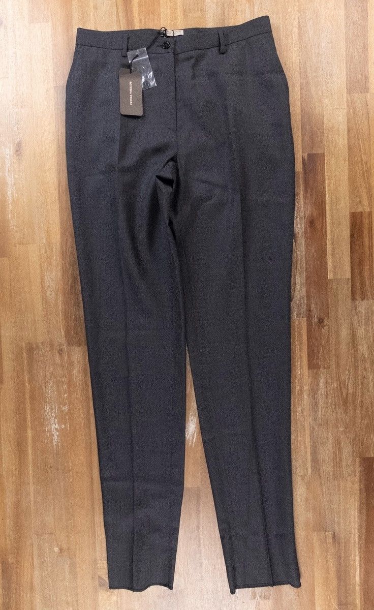 Bottega Veneta BOTTEGA VENETA gray wool pants trousers 6 US / 42 IT q Size 28" / US 6 / IT 42 - 1 Thumbnail