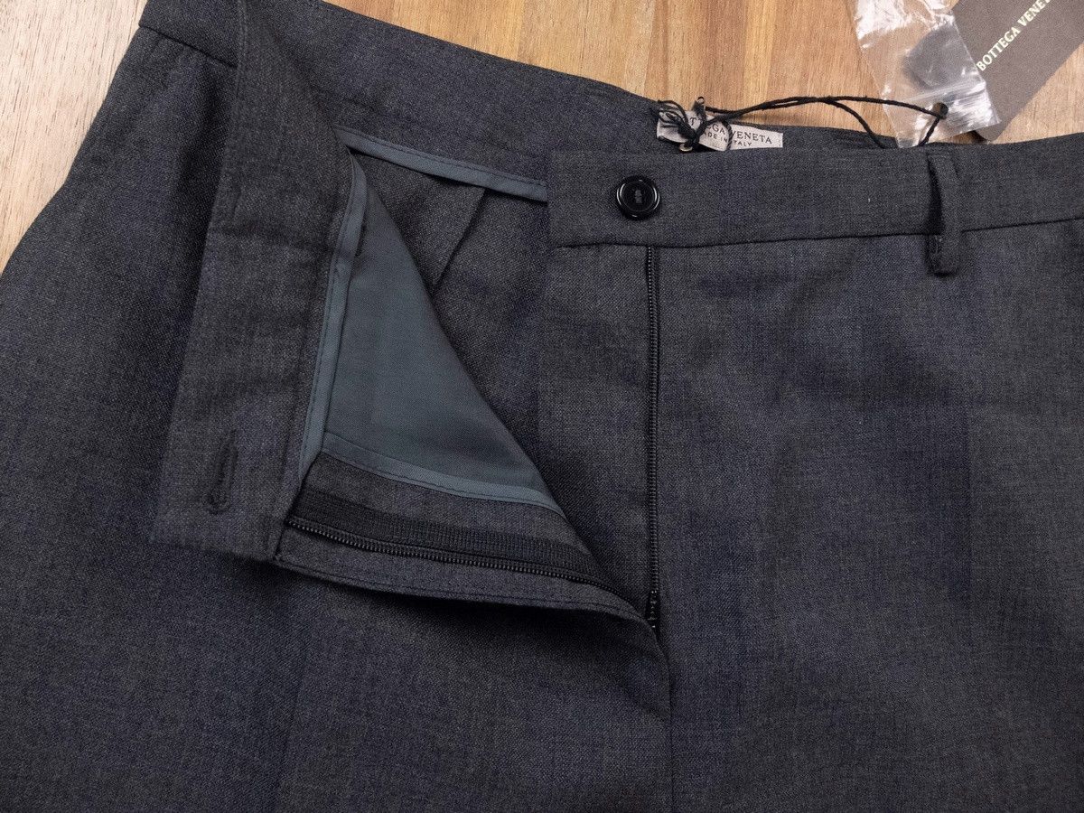 Bottega Veneta BOTTEGA VENETA gray wool pants trousers 6 US / 42 IT q Size 28" / US 6 / IT 42 - 3 Thumbnail