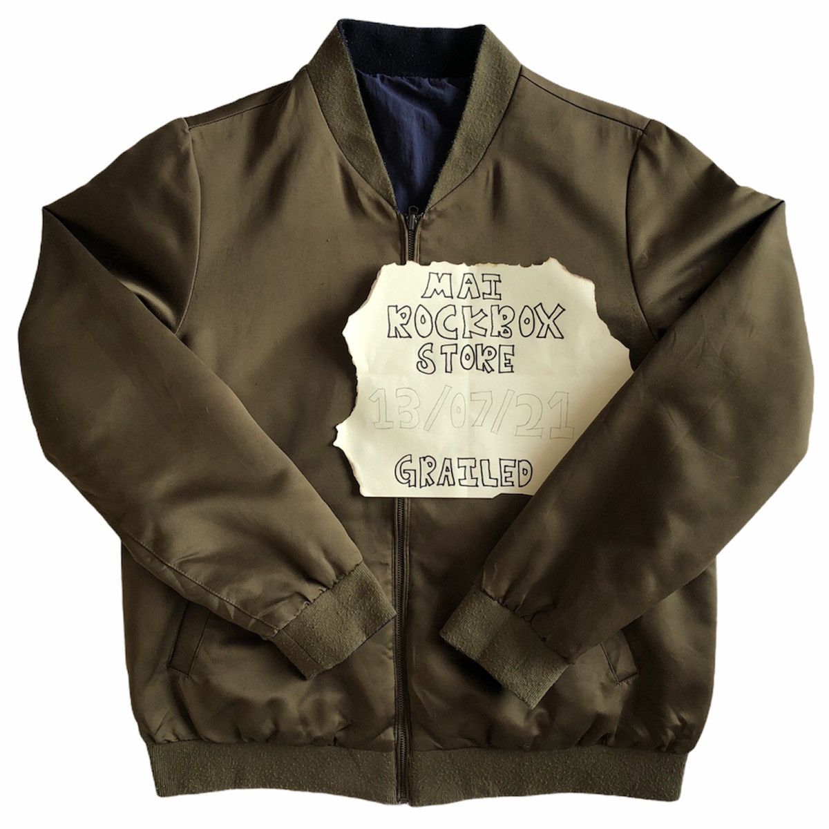 Japanese Brand Vintage Bomber Style Jacket Riversable by Heart Market Size US S / EU 44-46 / 1 - 4 Thumbnail