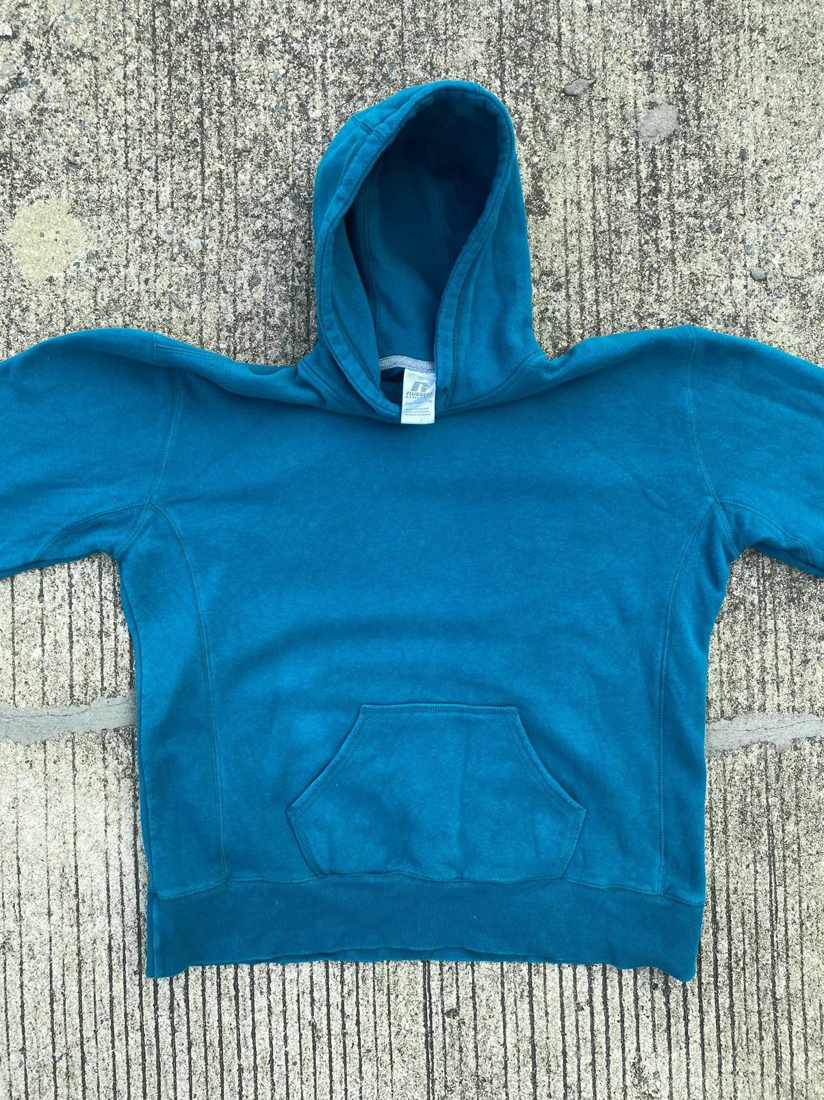 Russell Athletic Vintage Russell Athletic Hoodie (Blue Green) Size US XL / EU 56 / 4 - 9 Thumbnail